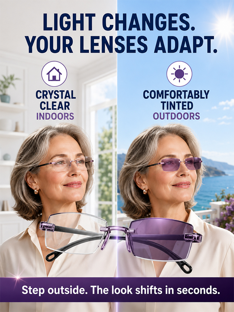 [Regain Your Youthful Vision] Smart Zoom Diamond-Cut Reading Glasses