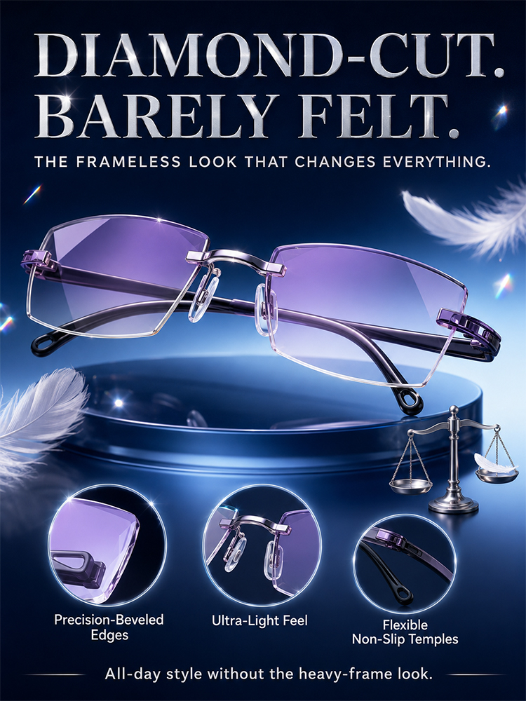 [Regain Your Youthful Vision] Smart Zoom Diamond-Cut Reading Glasses