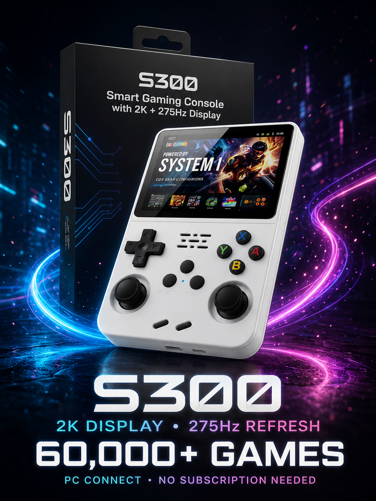 [6,000+ Free Games] NS300 Handheld Game Console
