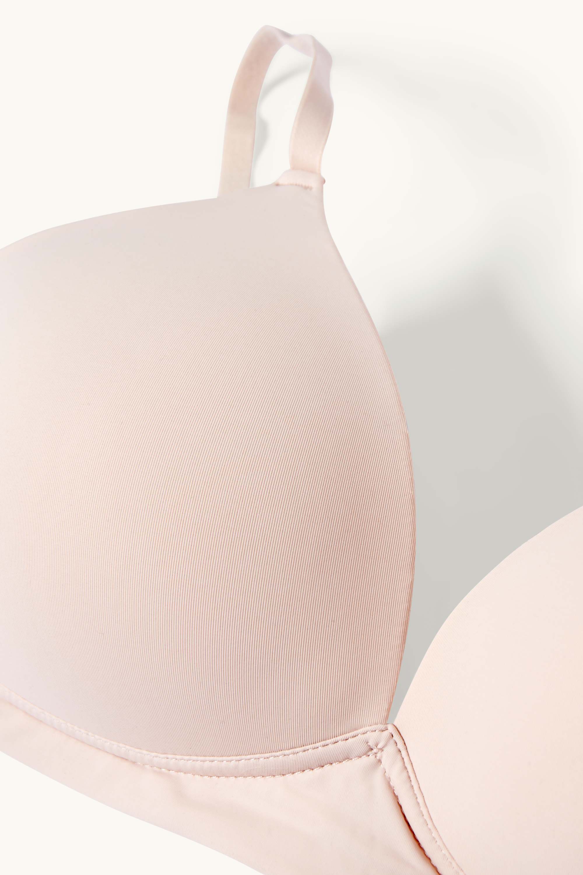 Non-wired bra - padded - LYCRA® light beige