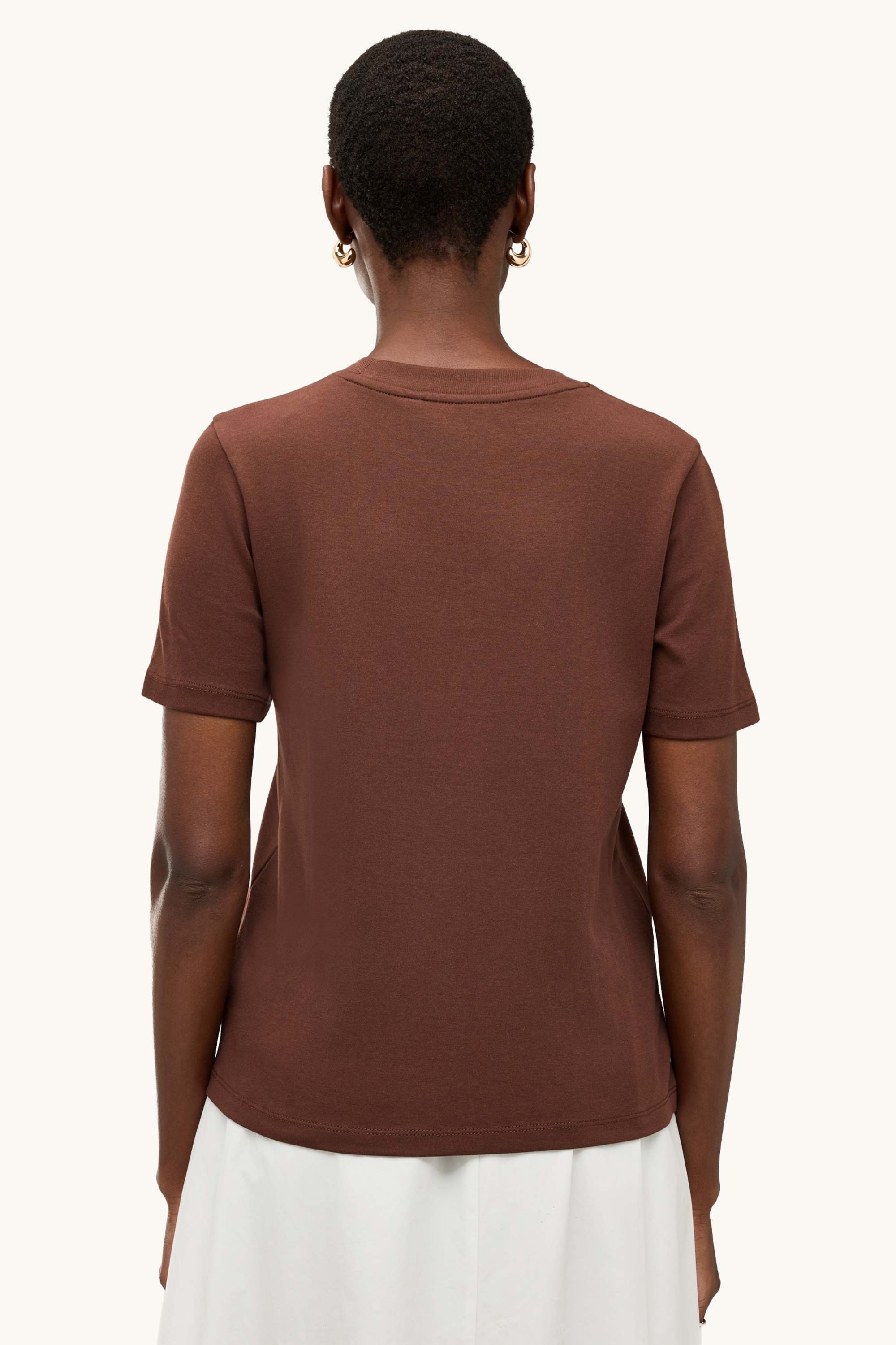 T-shirt - slim fit brown