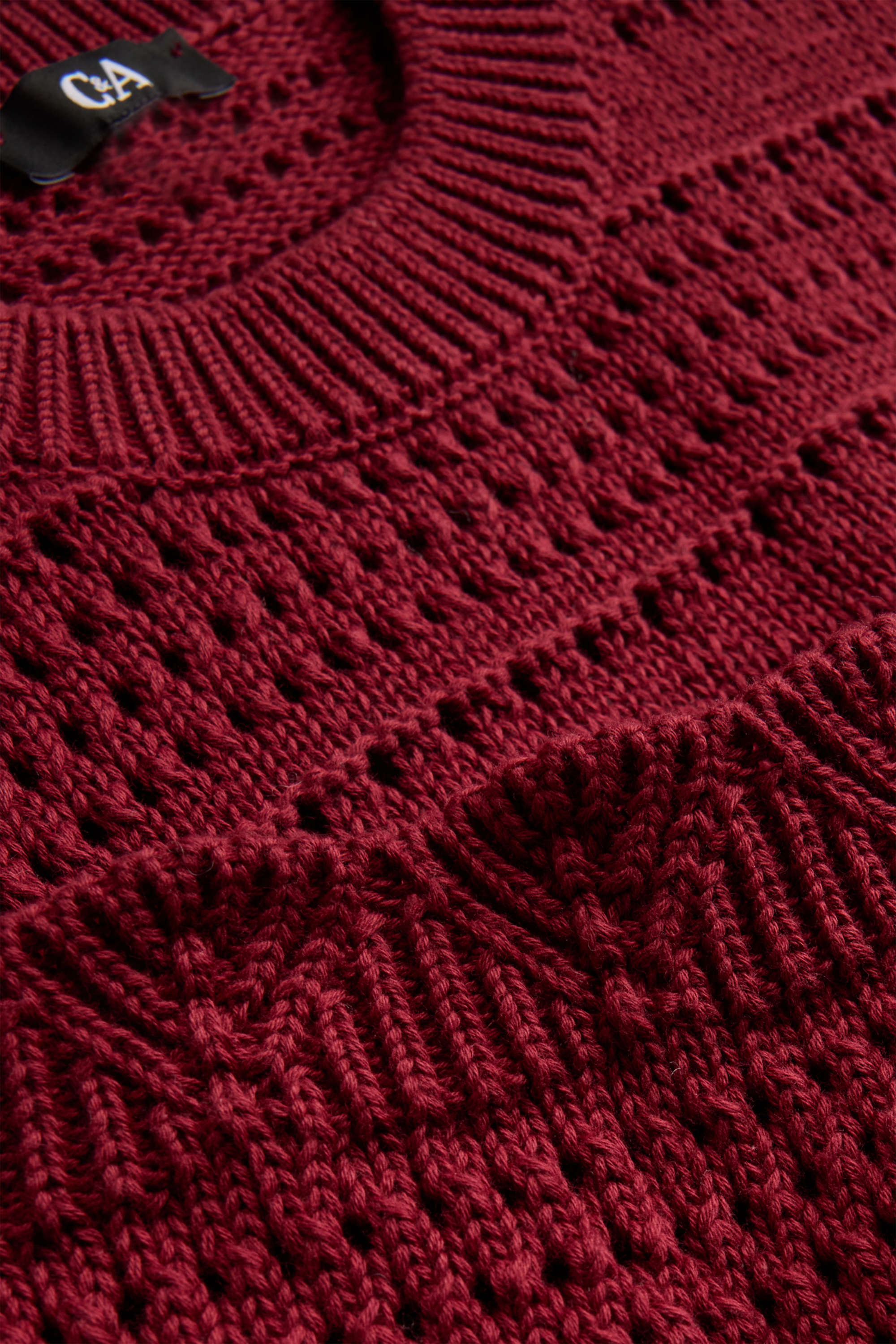 Jumper - short sleeve bordeaux