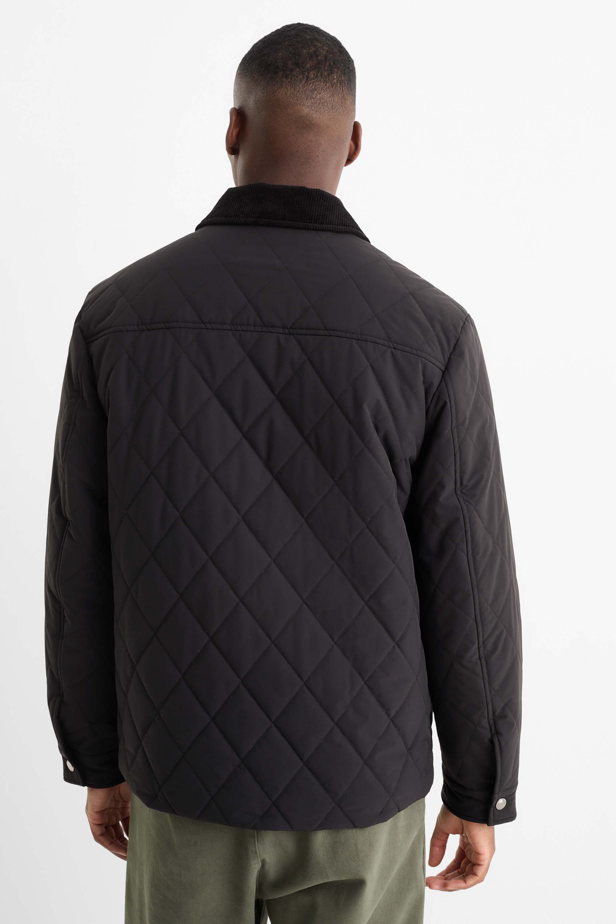Quilted jacket black