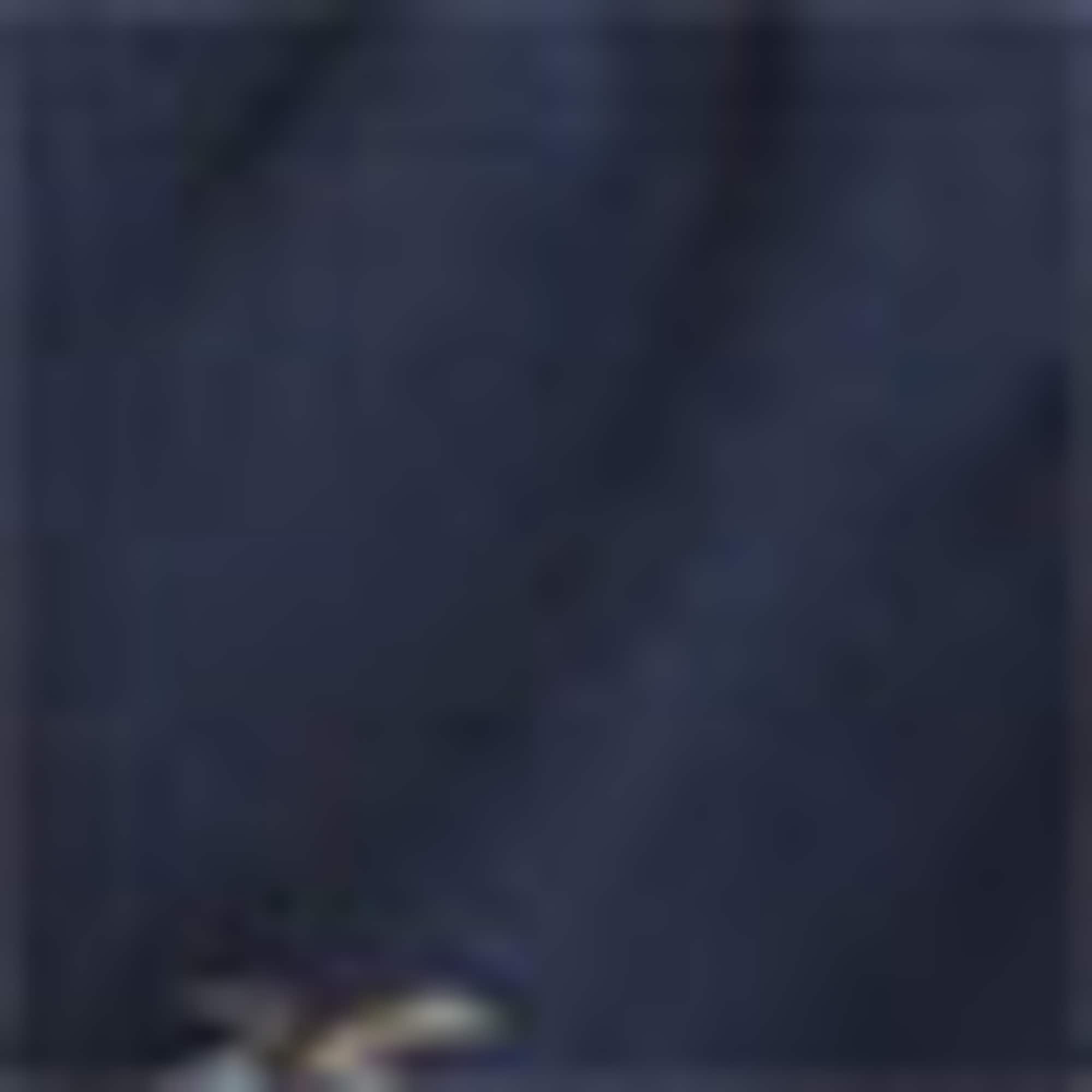 Swim shorts - patterned dark blue
