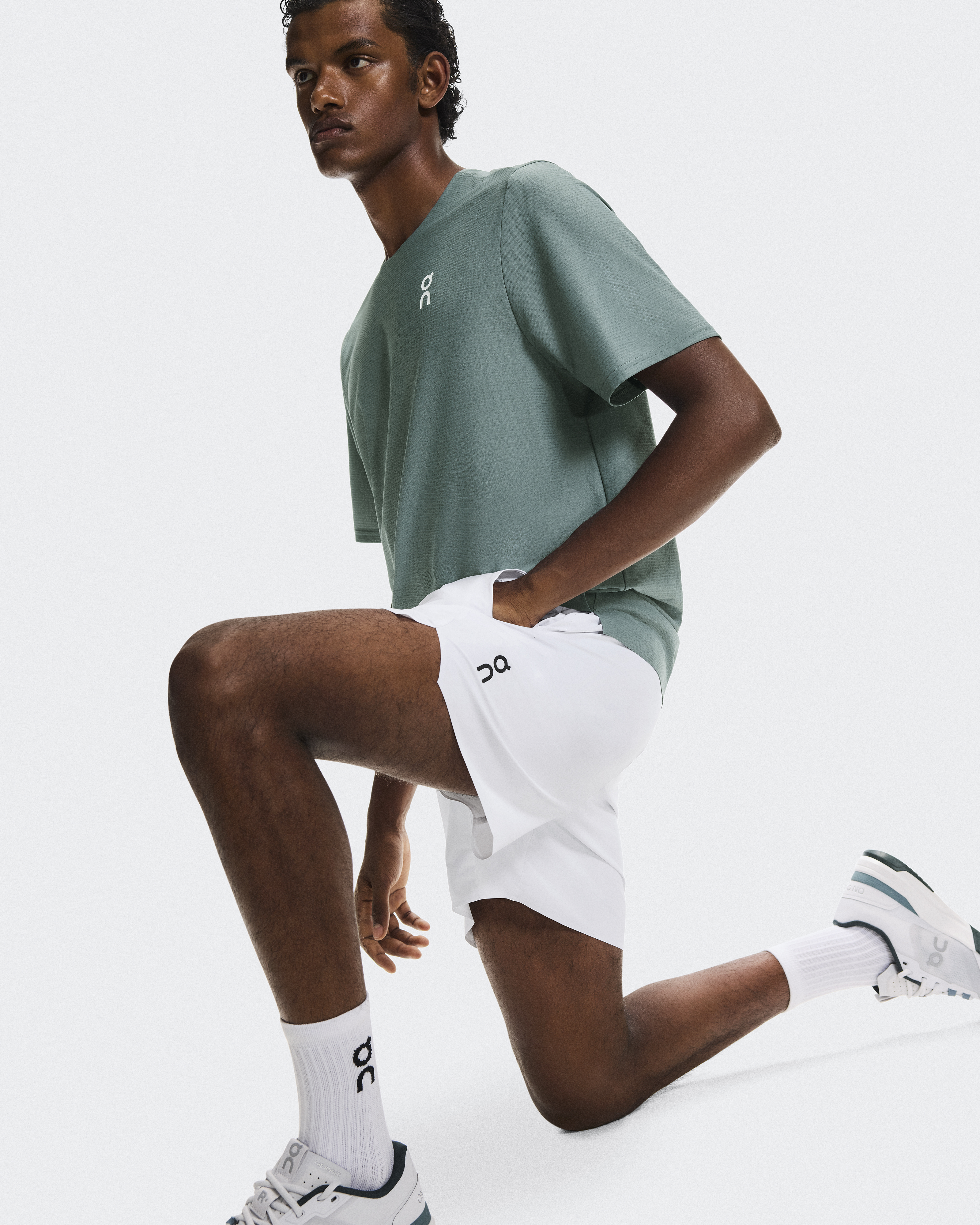 5" Court Shorts - White