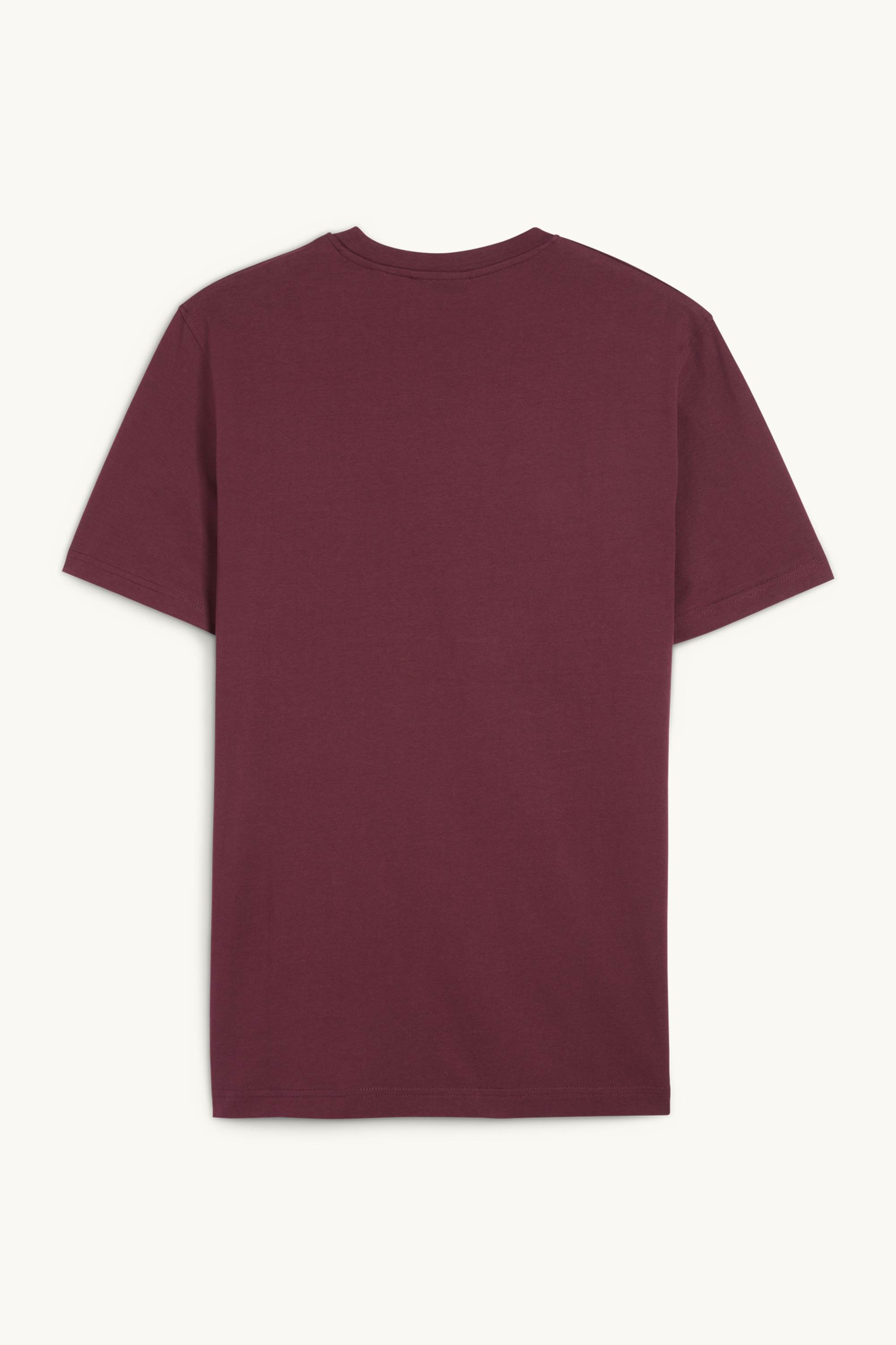 T-shirt - regular fit bordeaux