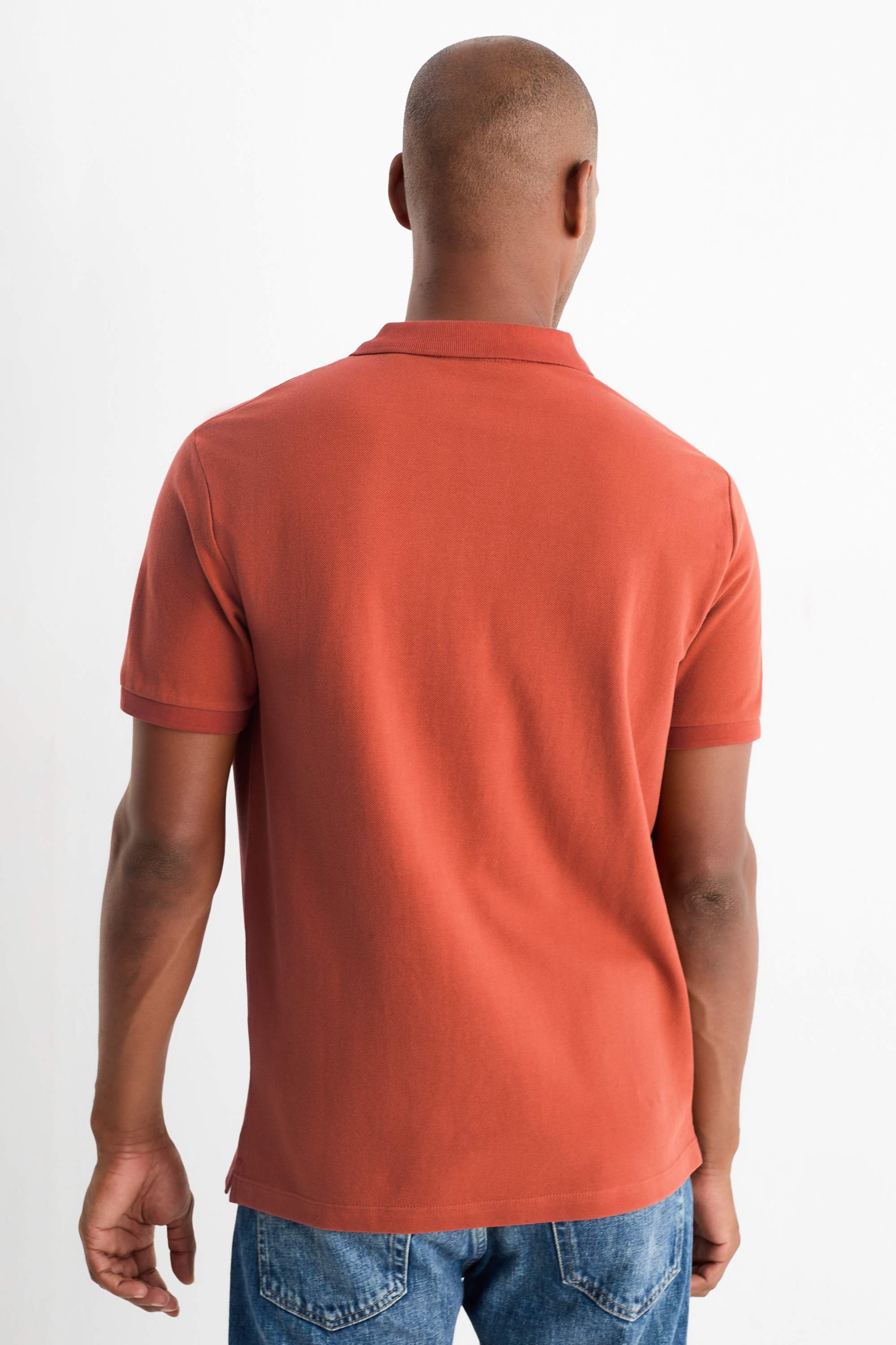 Polo shirt - regular fit rust