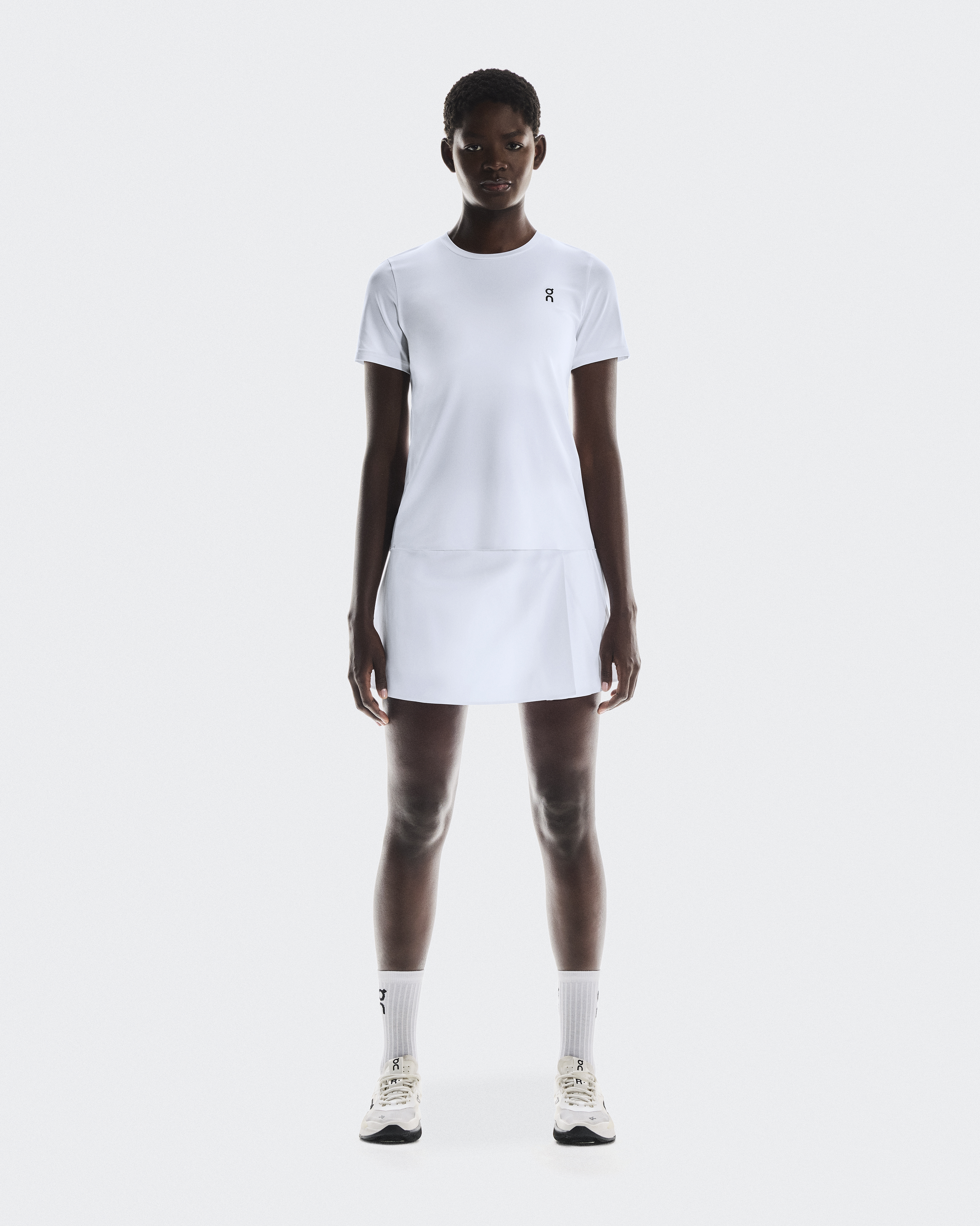 Court Skirt Pleated - White