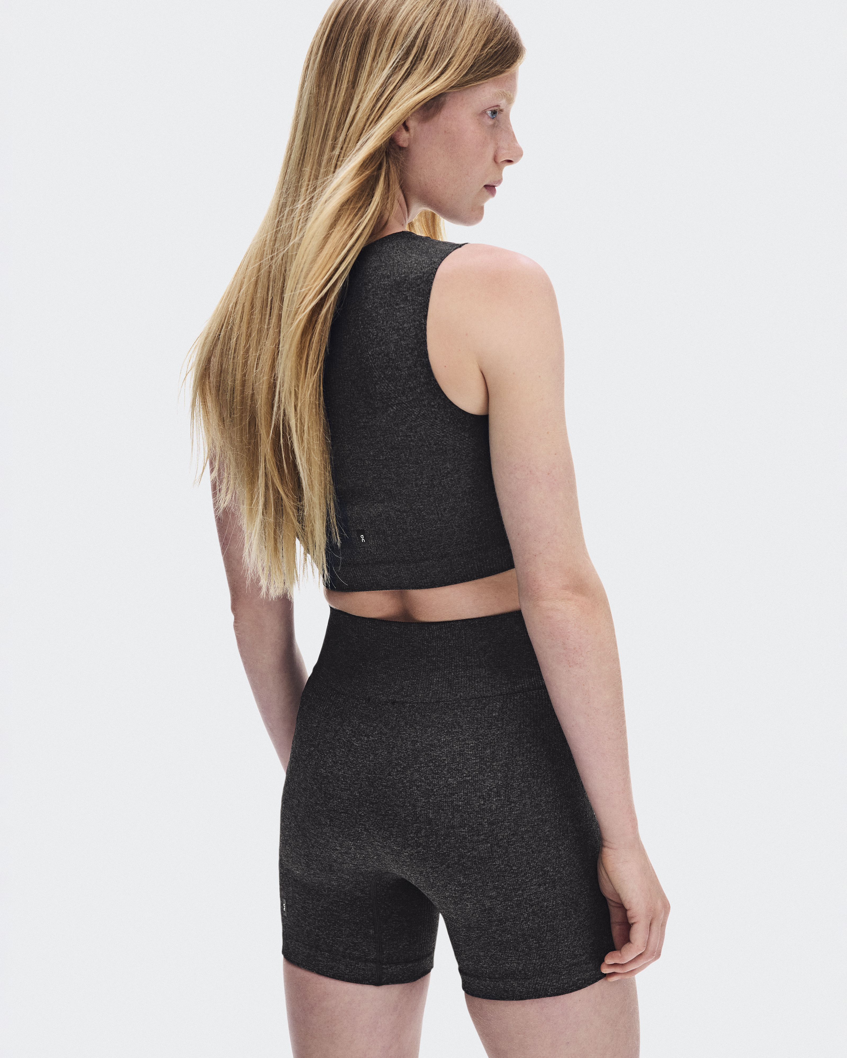 Studio Knit Shorts - Ember Heather