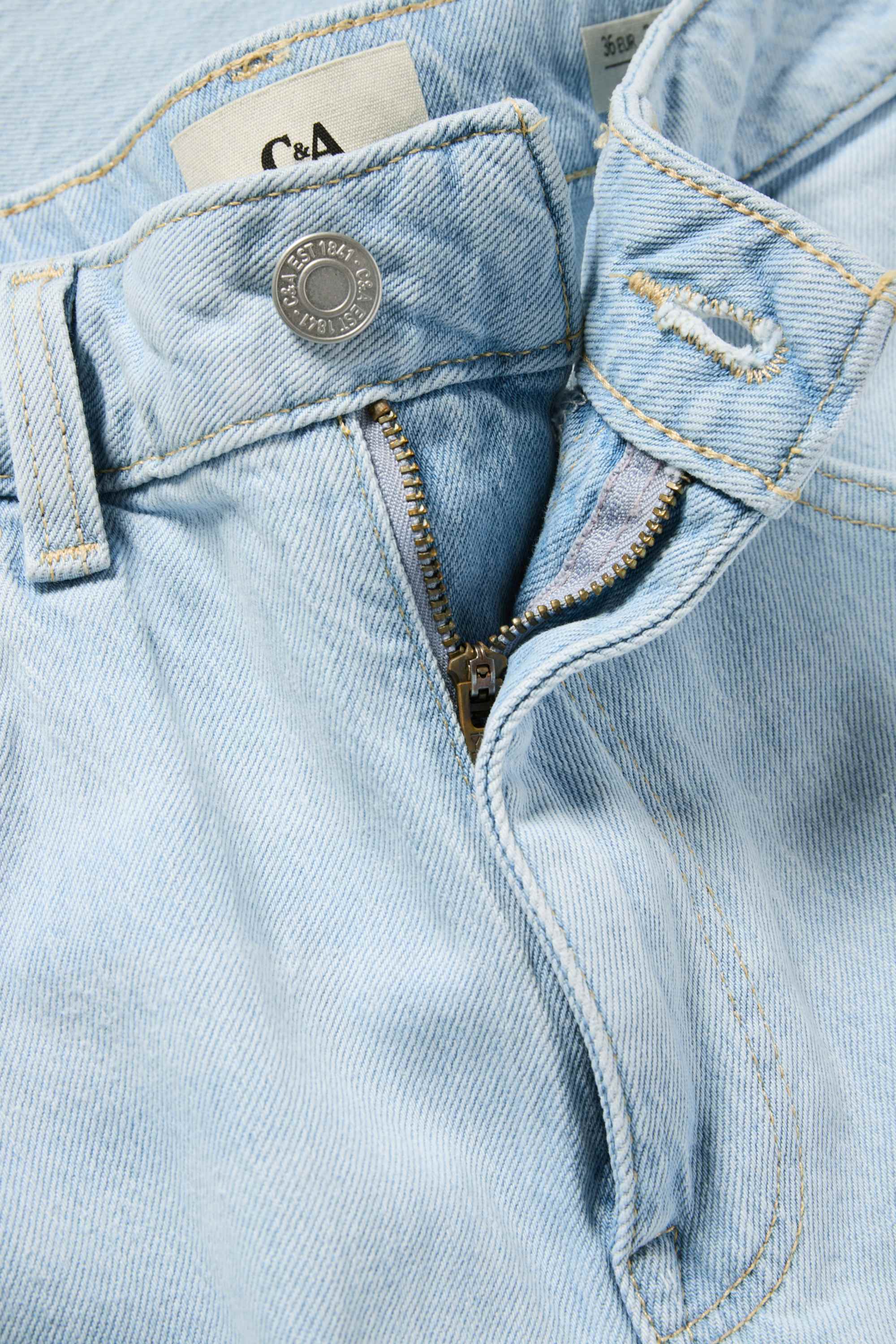 Mom jeans - high waist - LYCRA® light blue