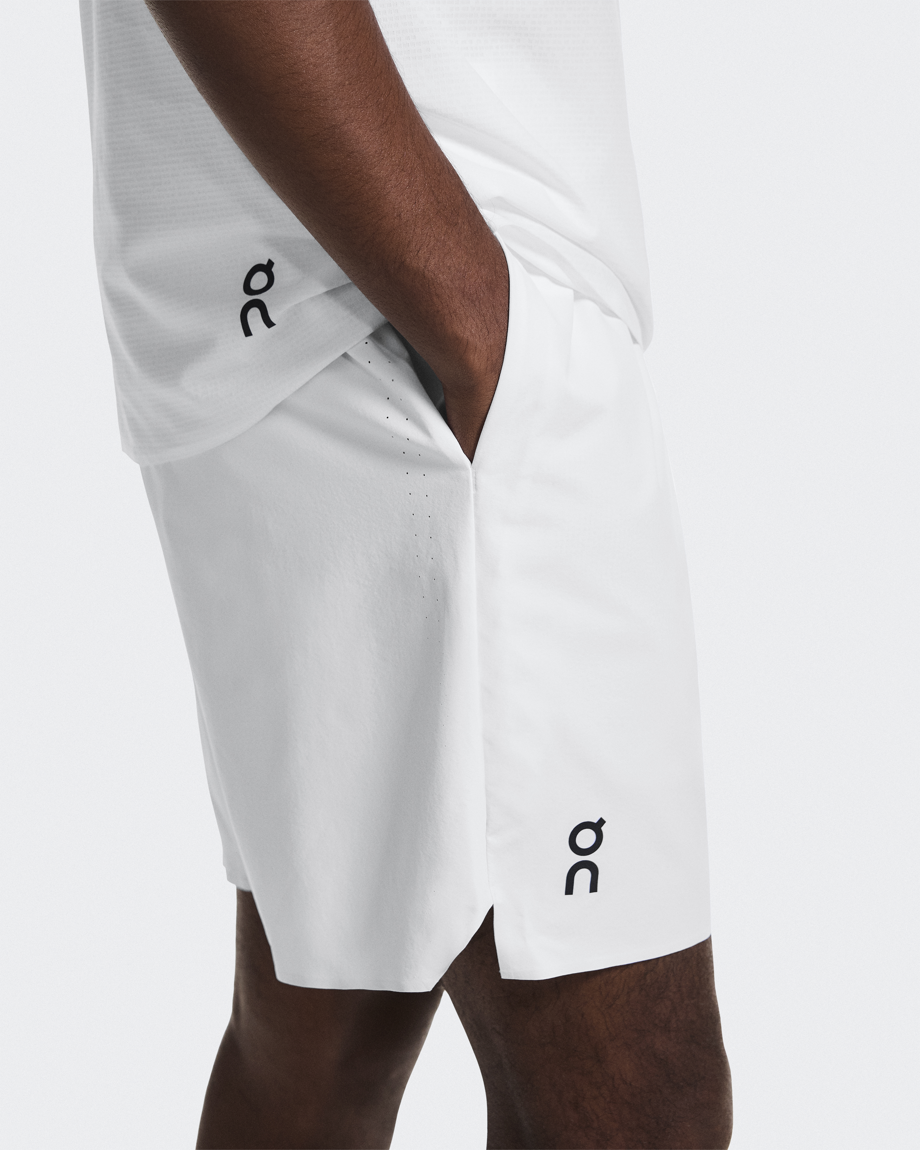 7" Court Shorts - White