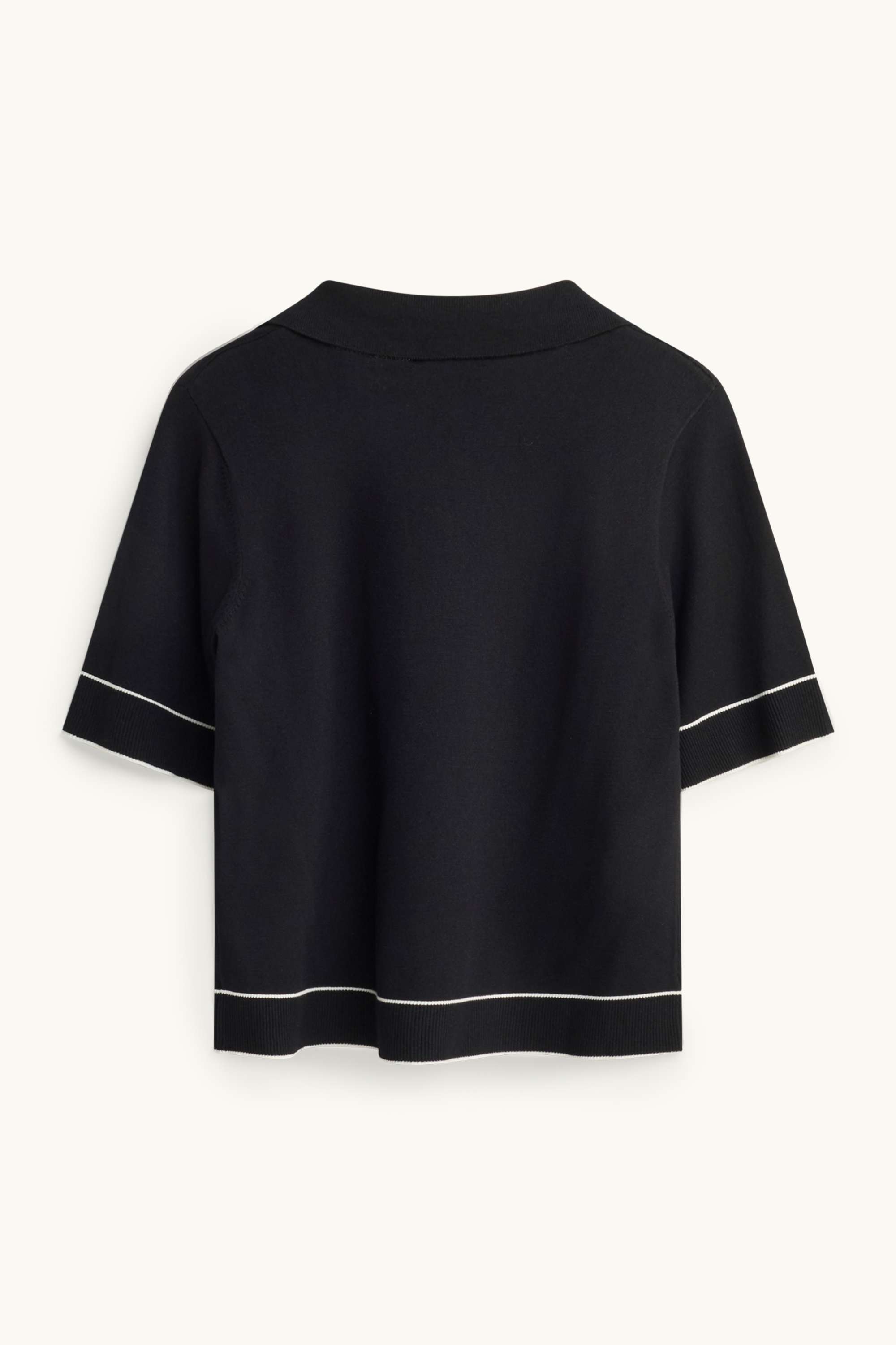 Jumper - short sleeve black / white