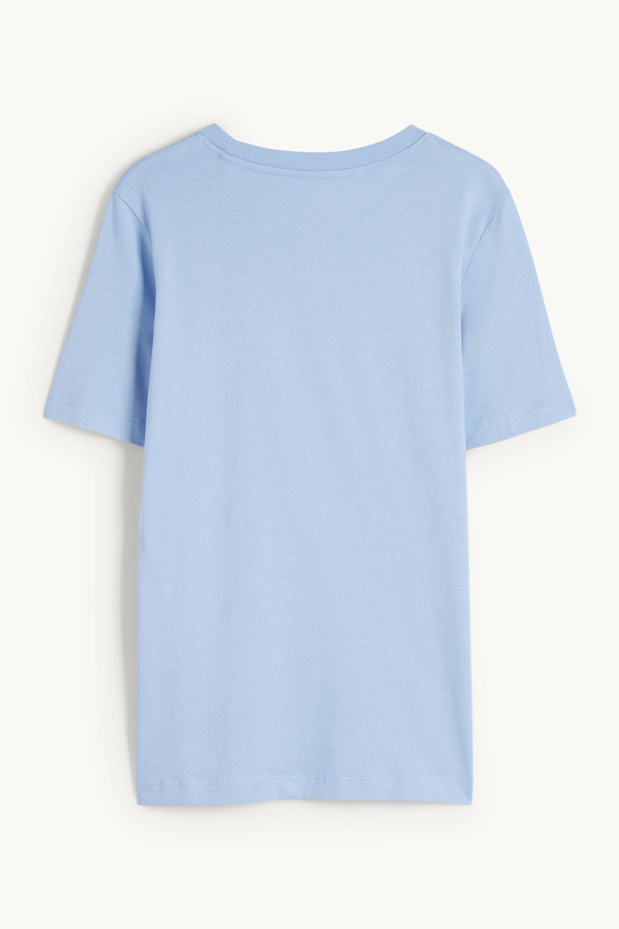 T-shirt - regular fit light blue