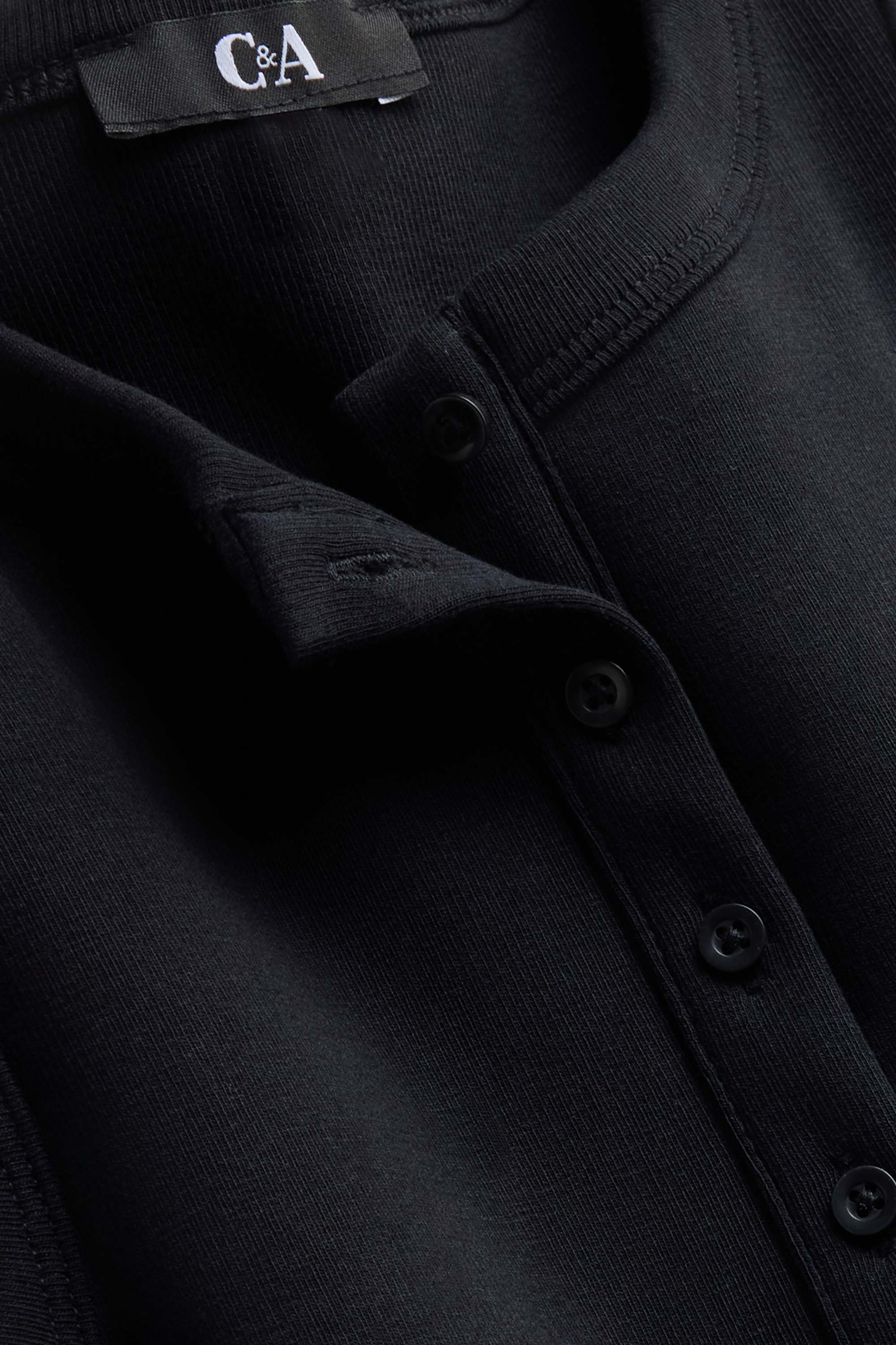 Top - ribbed black