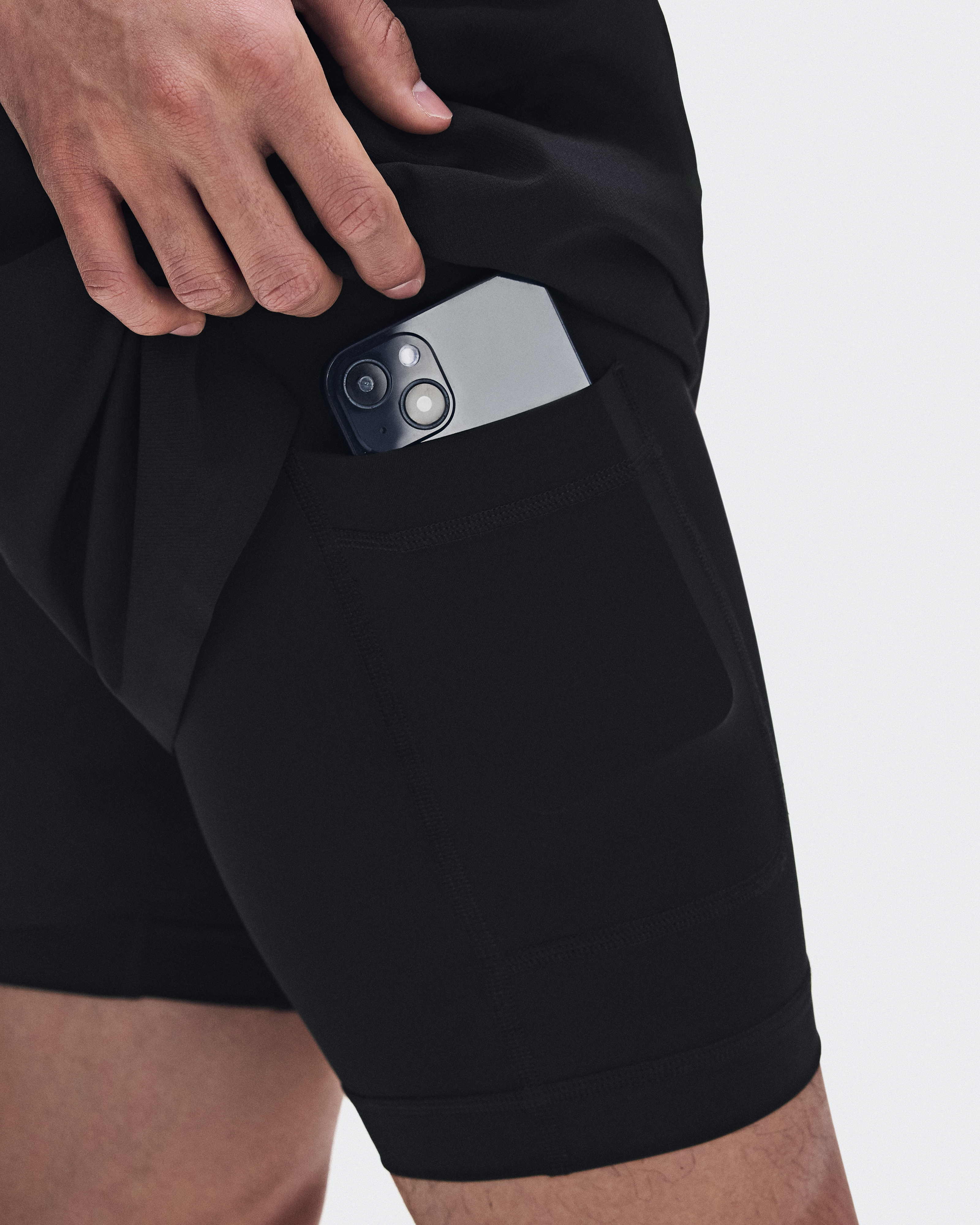 Train 2-in-1 Shorts - Black