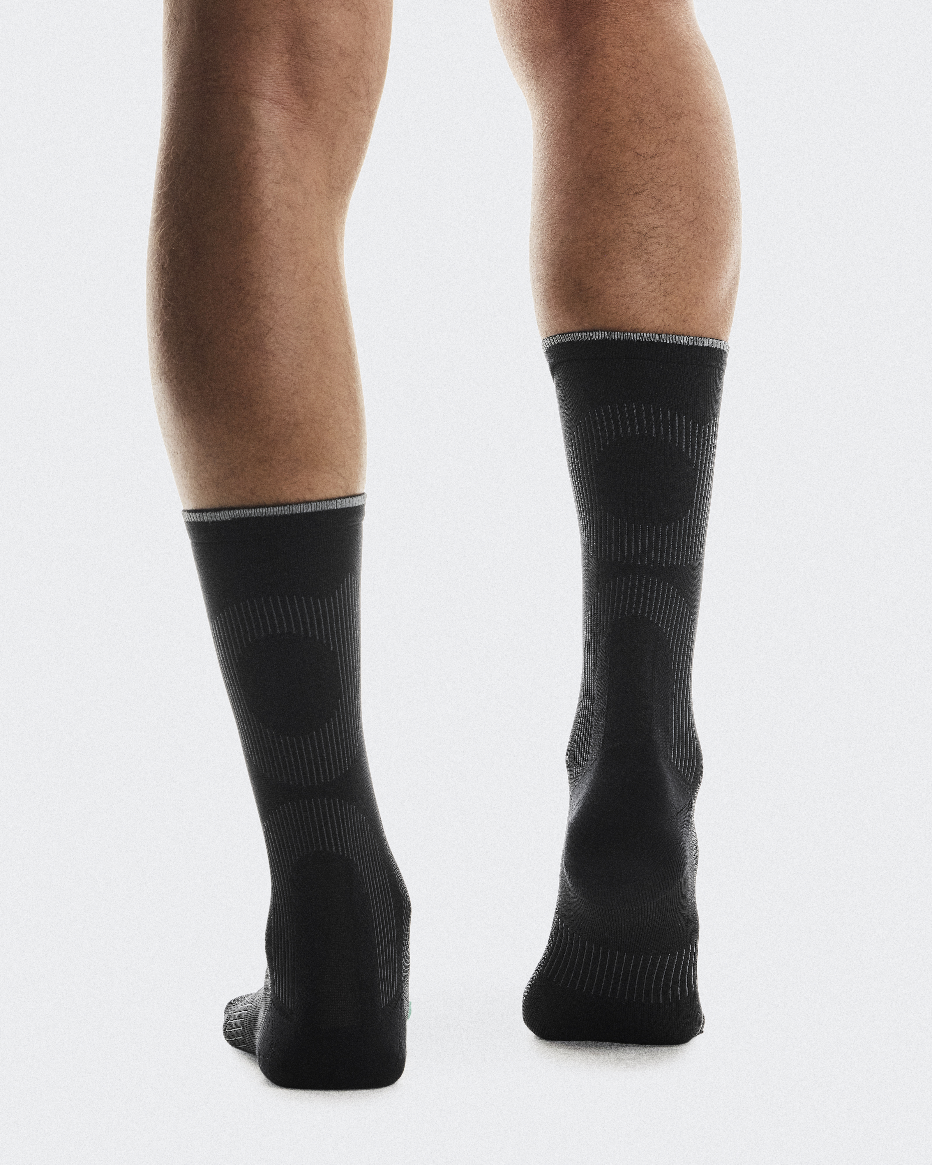 Elite Run Sock High - Black
