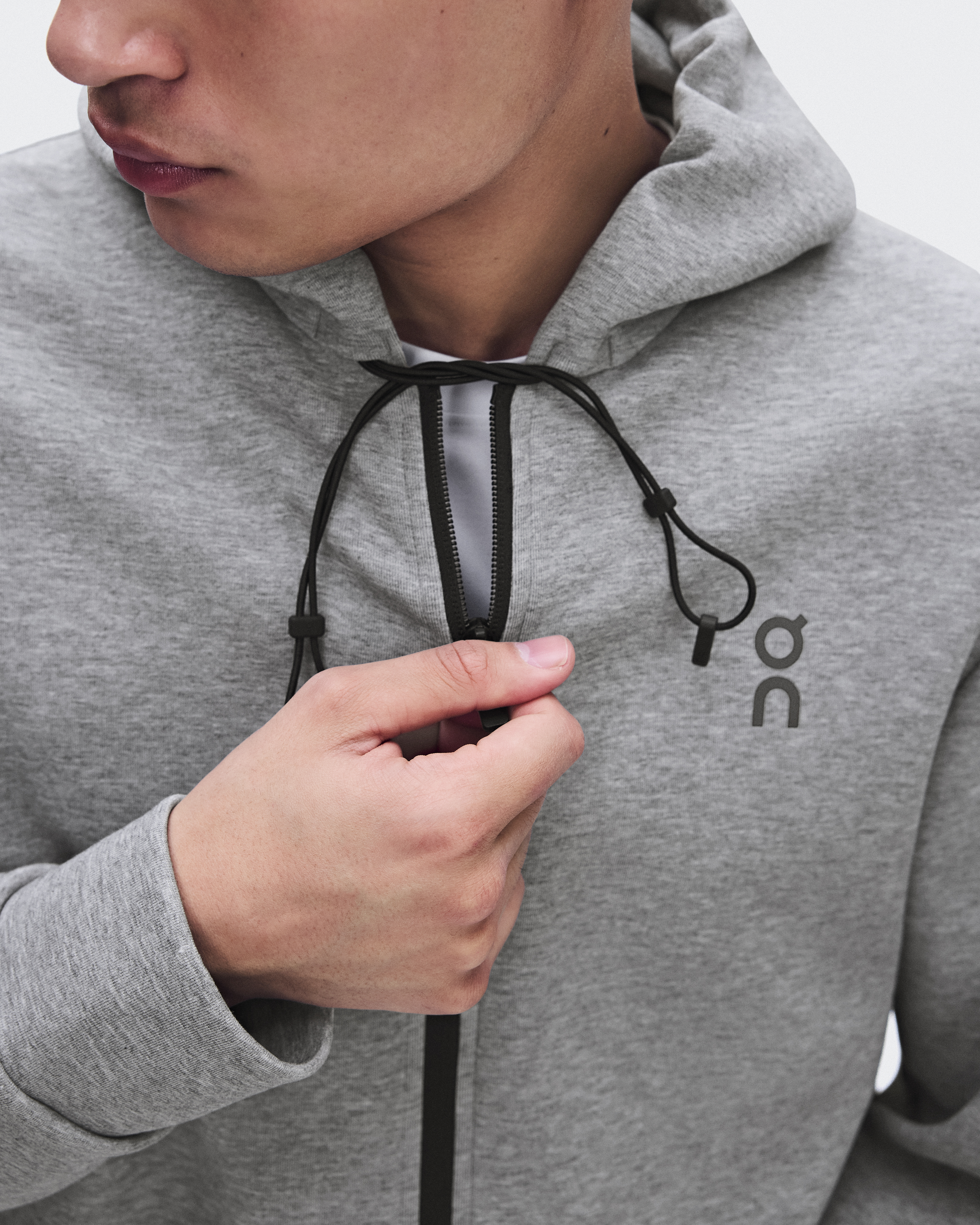 Focus Tech Zip Hoodie - Basalt