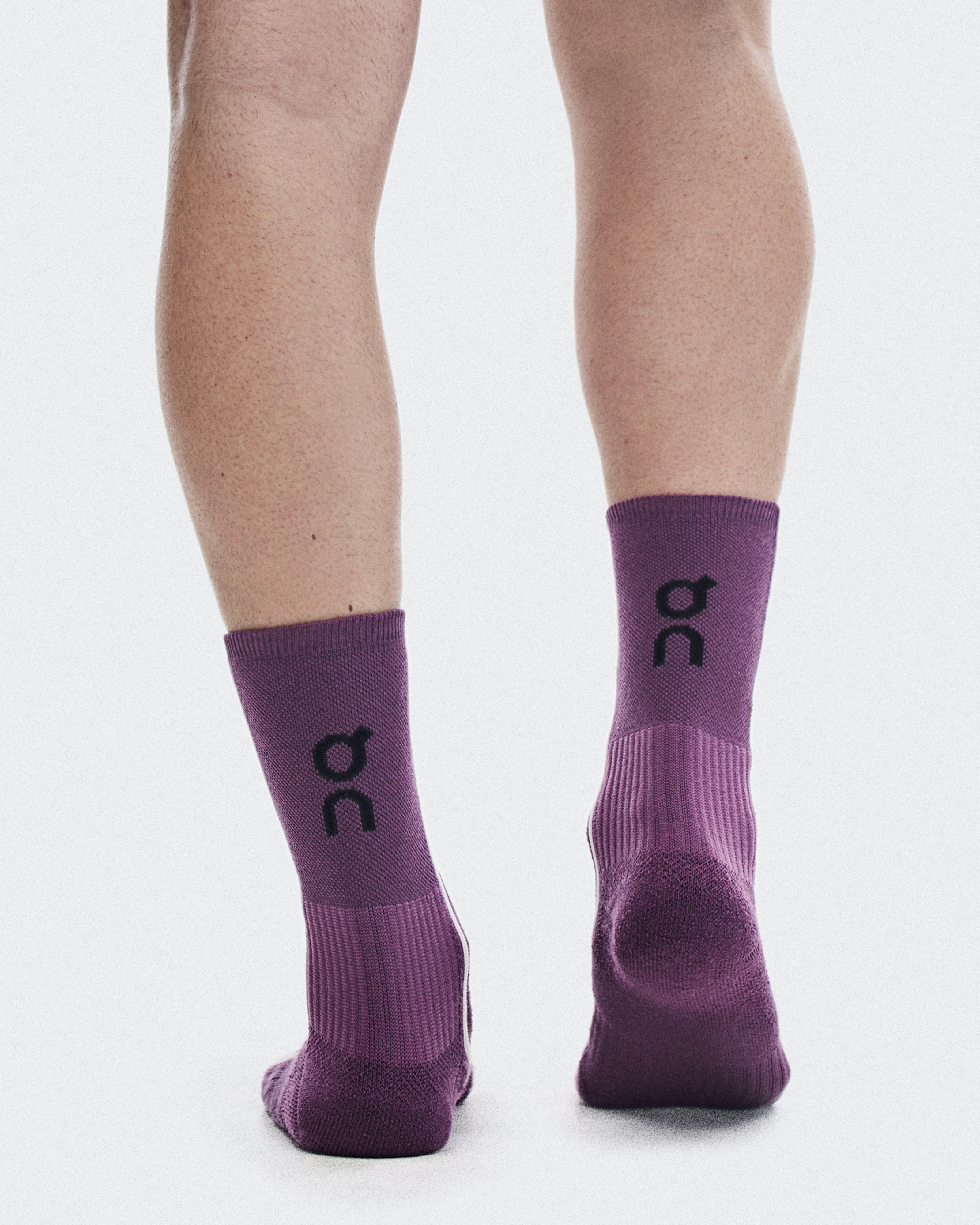 Court Sock High - Cassis | White