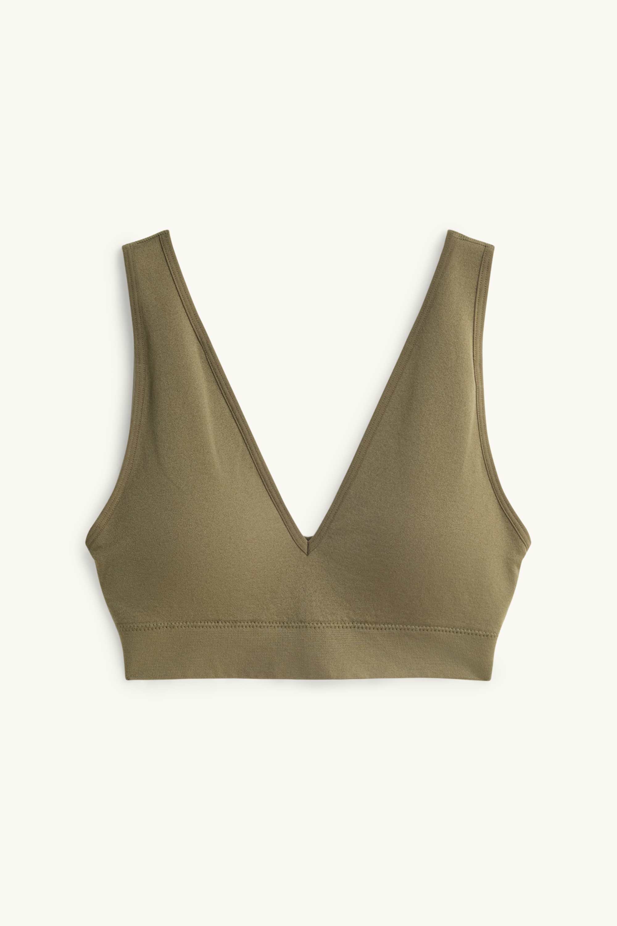 Bralette - padded dark green
