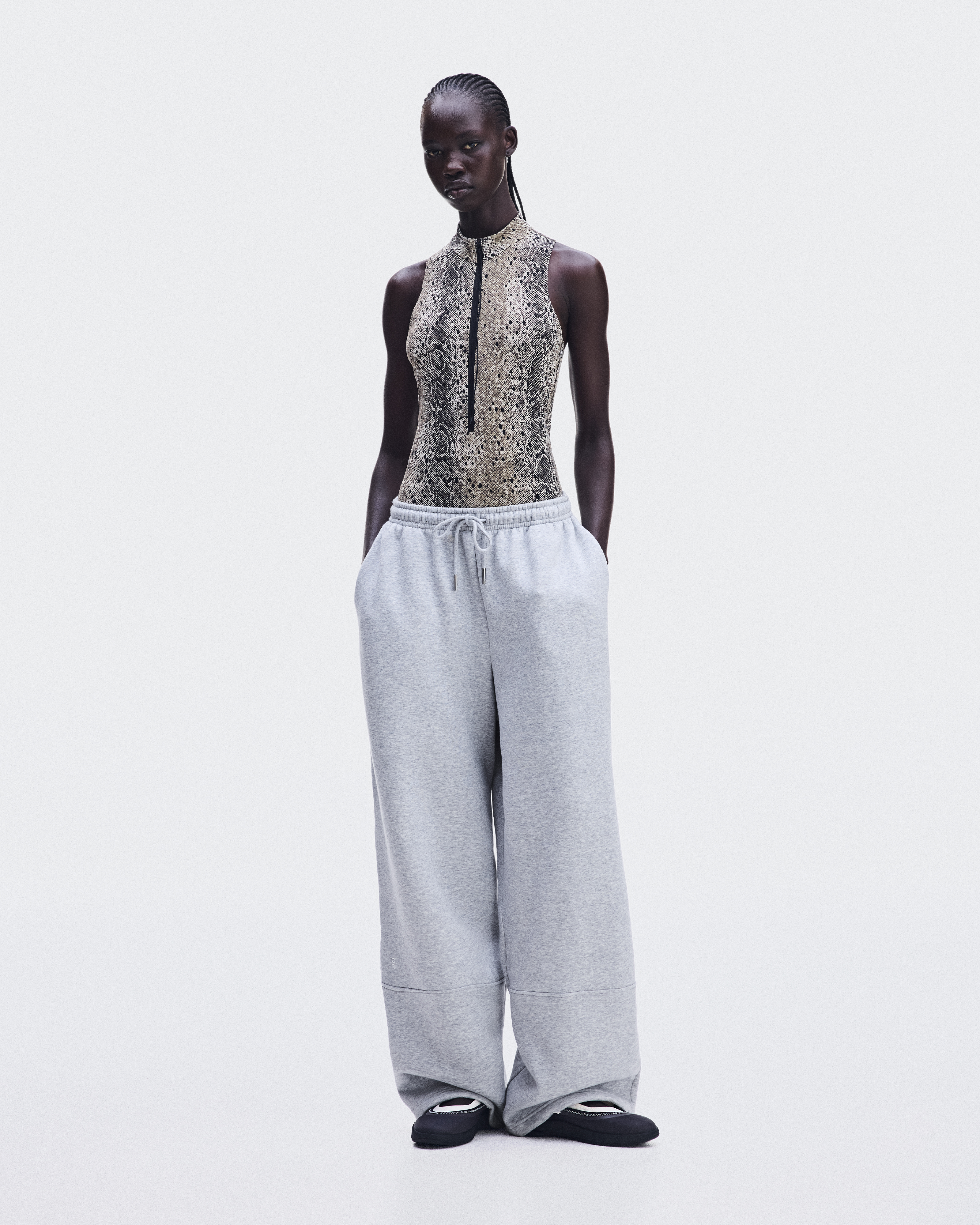 Oversized Sweatpants - Alloy Heather