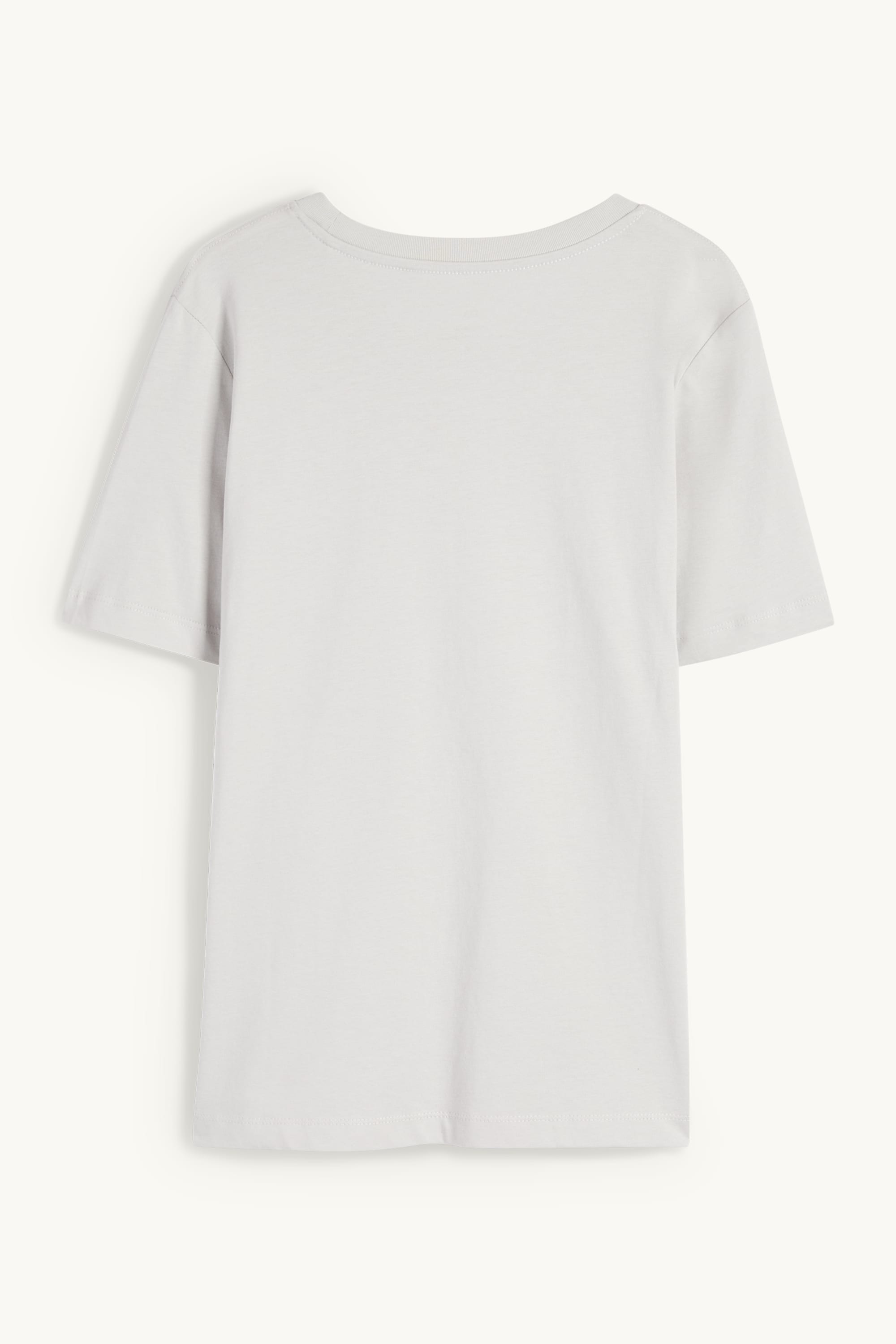 T-shirt - regular fit light gray