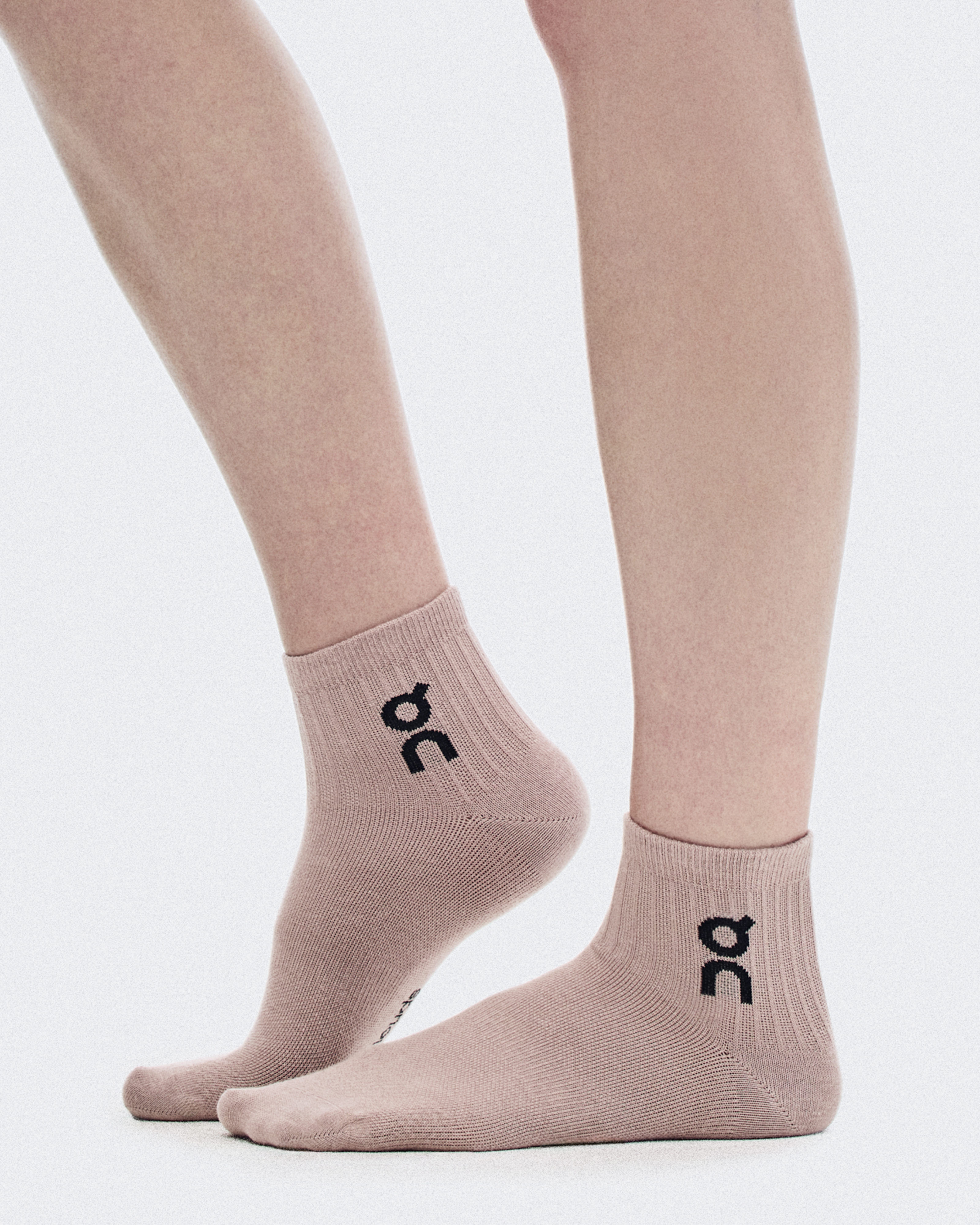 Logo Sock Mid 3P - Sherbet | Rhodonite