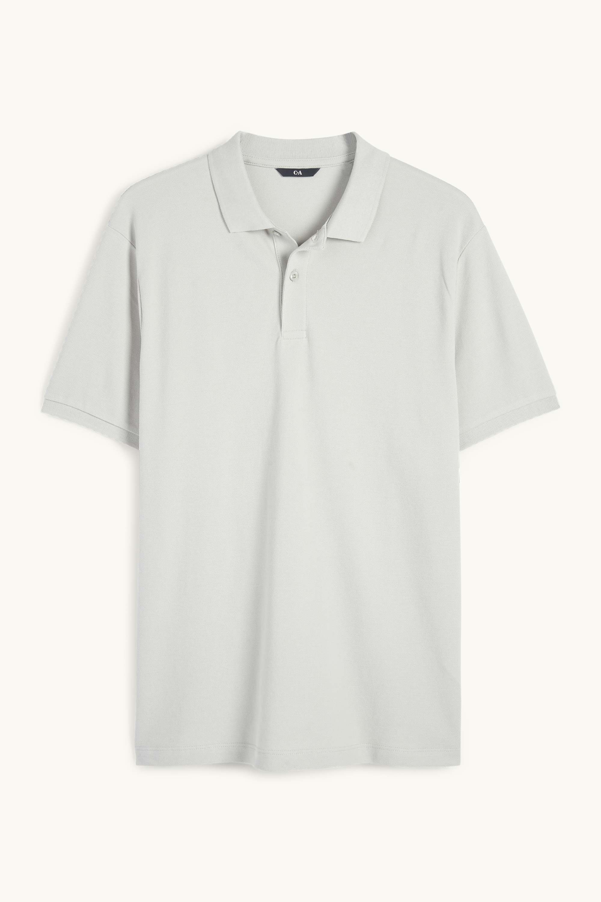 Polo shirt - regular fit light gray (8)
