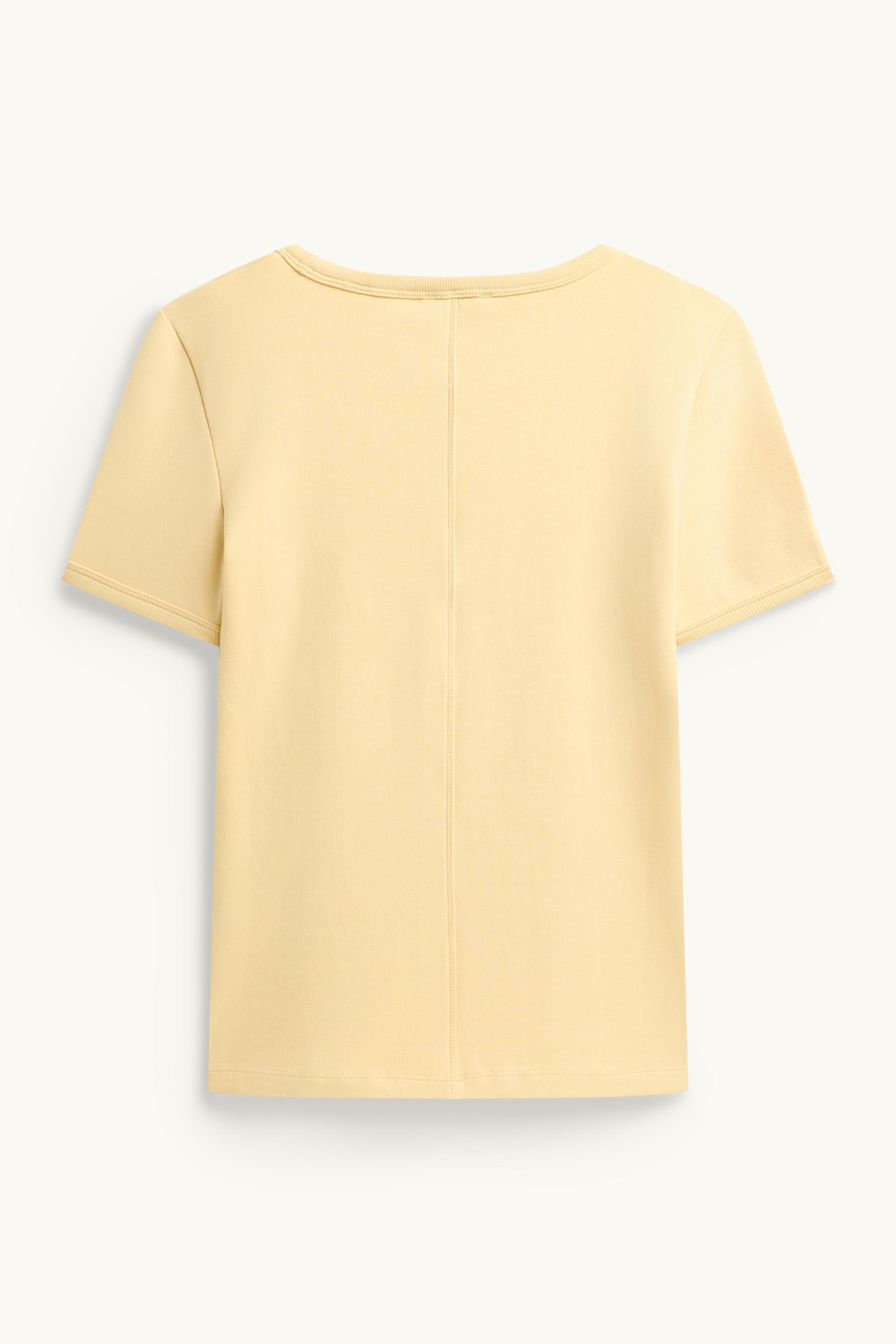 T-shirt - slim fit yellow