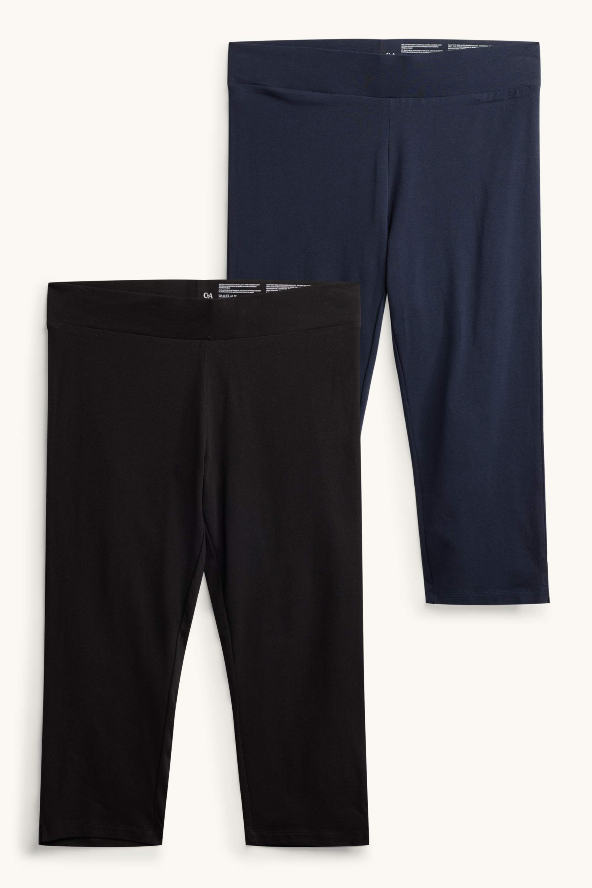Multipack of 2 - capri leggings black (4)