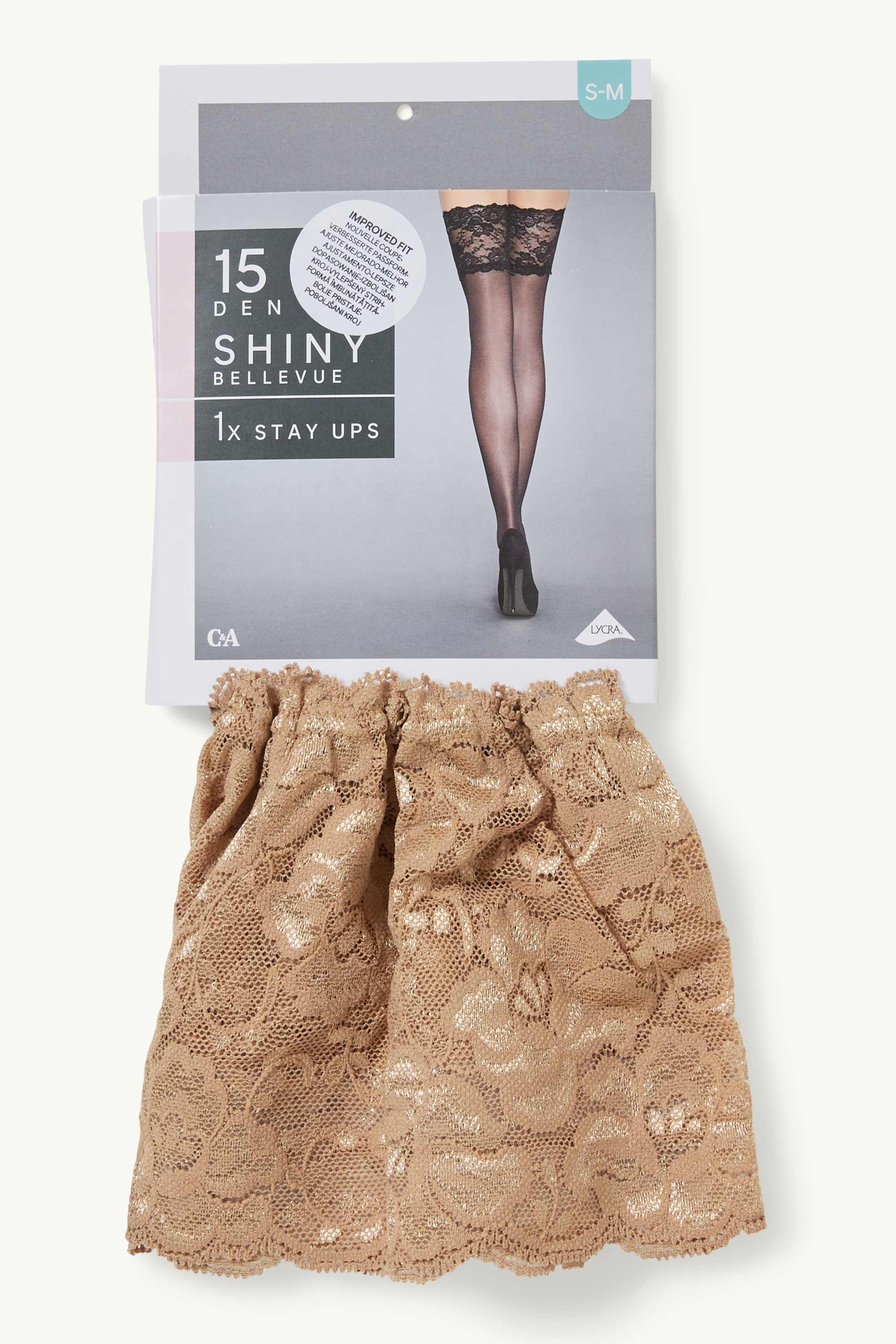 Hold-ups - 15 denier beige