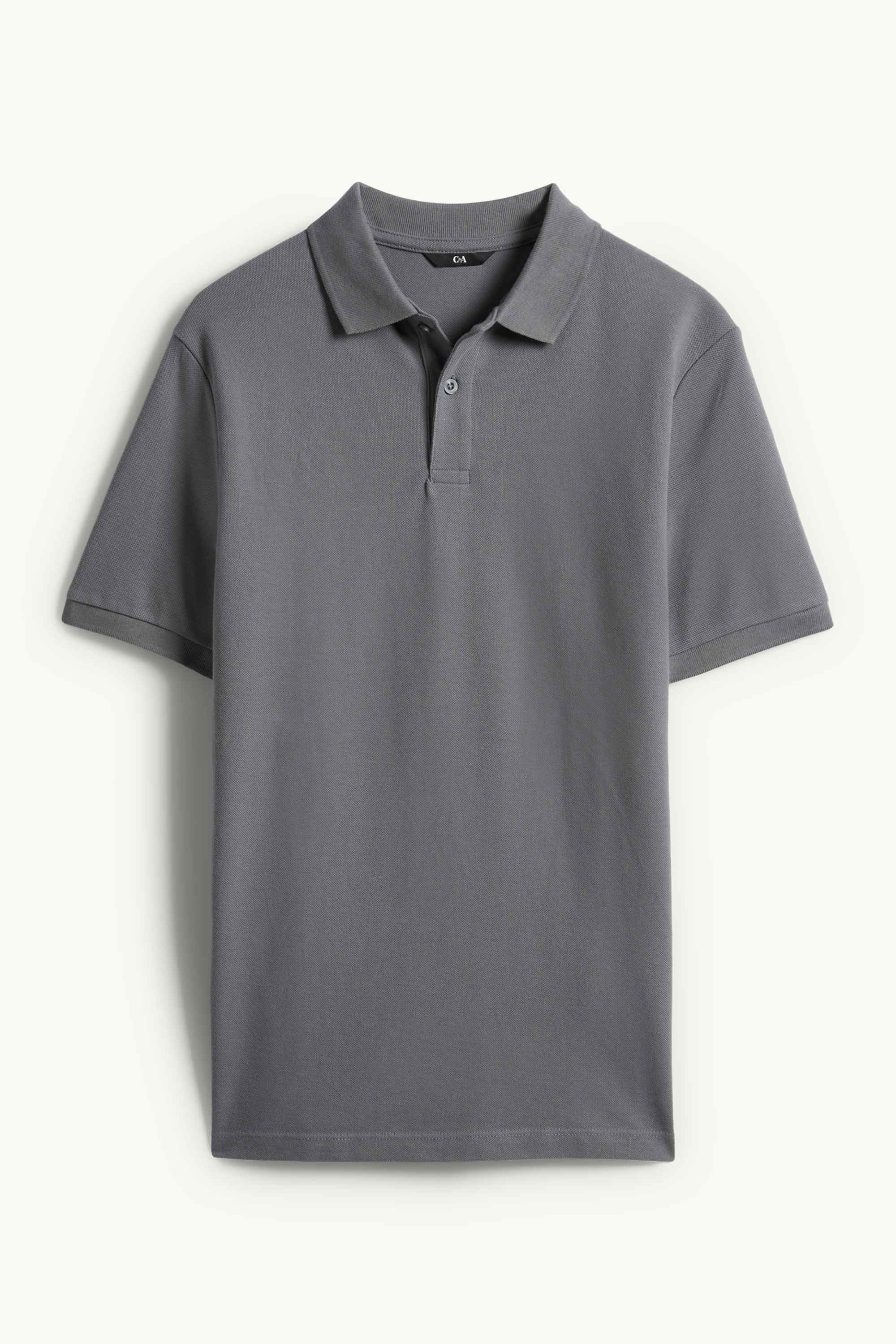 Polo shirt - regular fit gray (21)