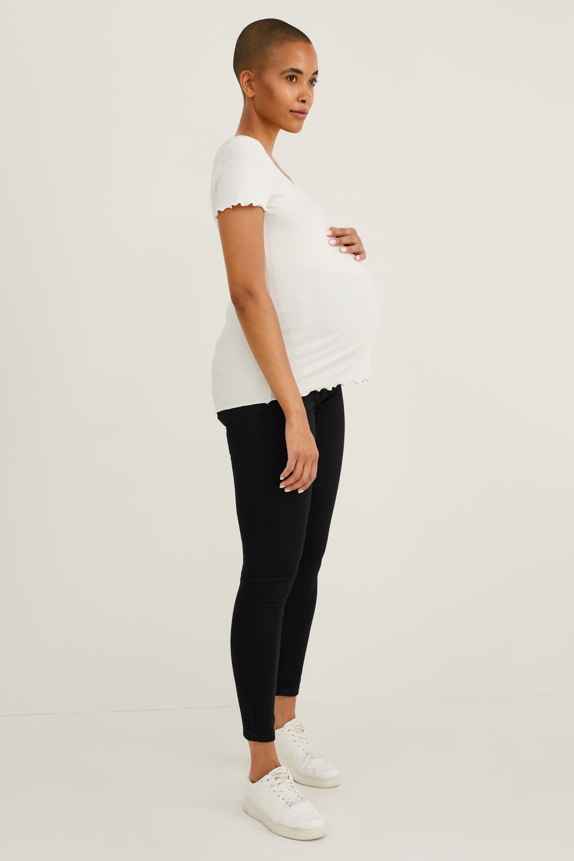 Maternity jeans - skinny jeans black