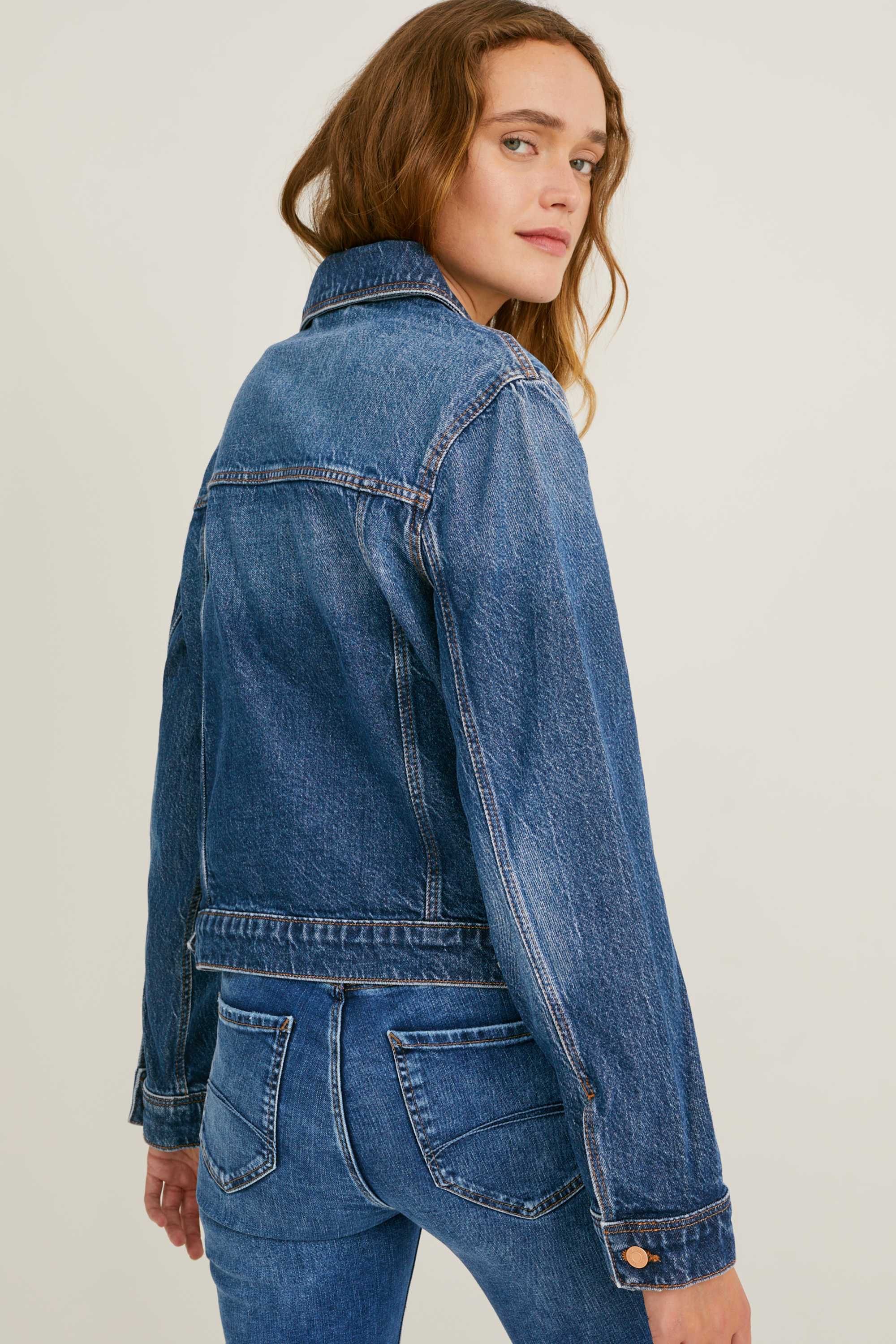 Denim jacket - LYCRA® blue denim
