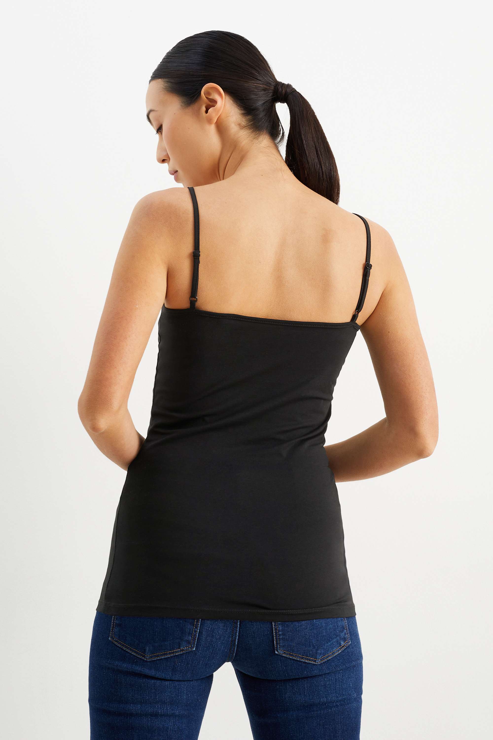 Multipack of 2 - basic top black
