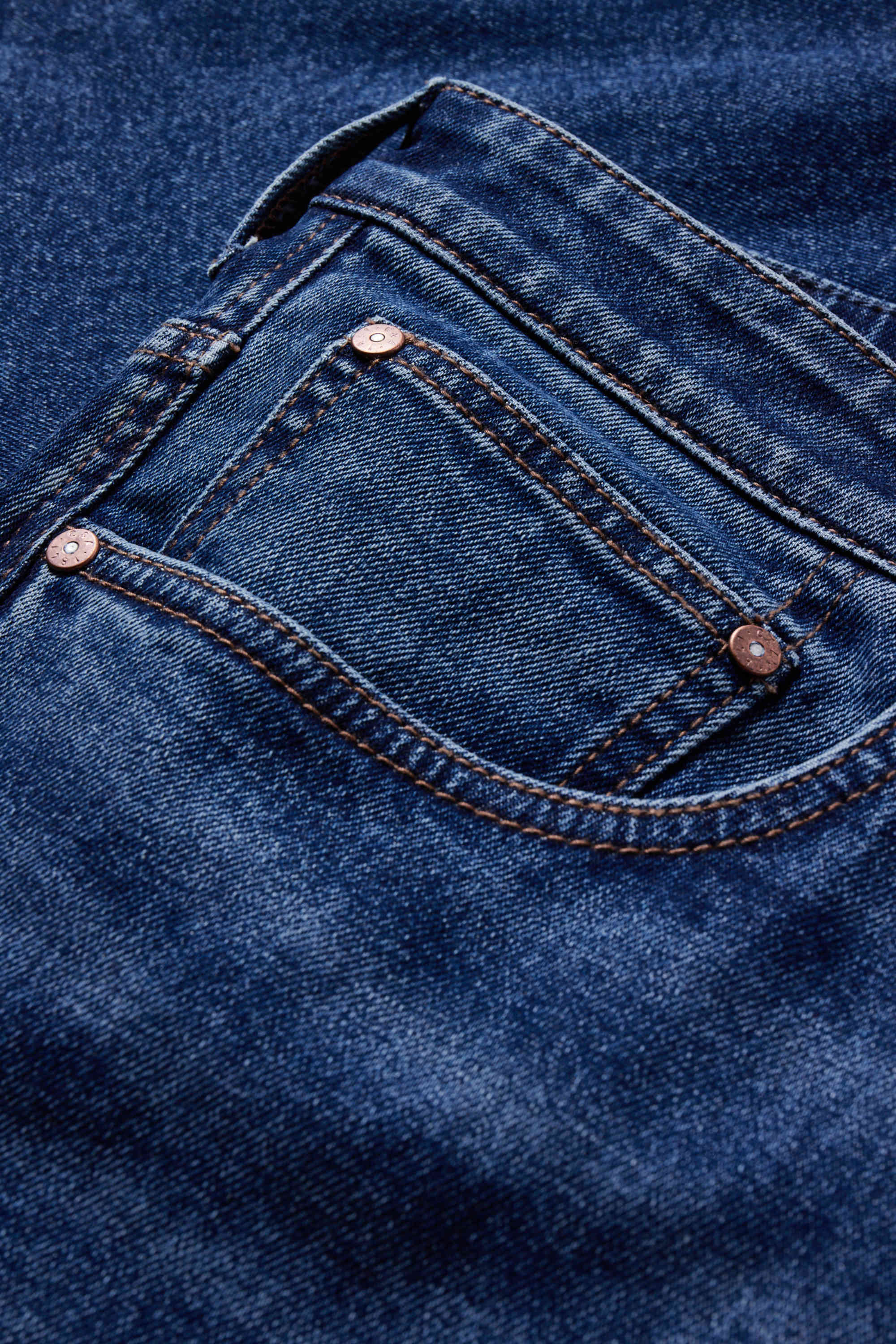 Straight jeans - LYCRA® blue denim