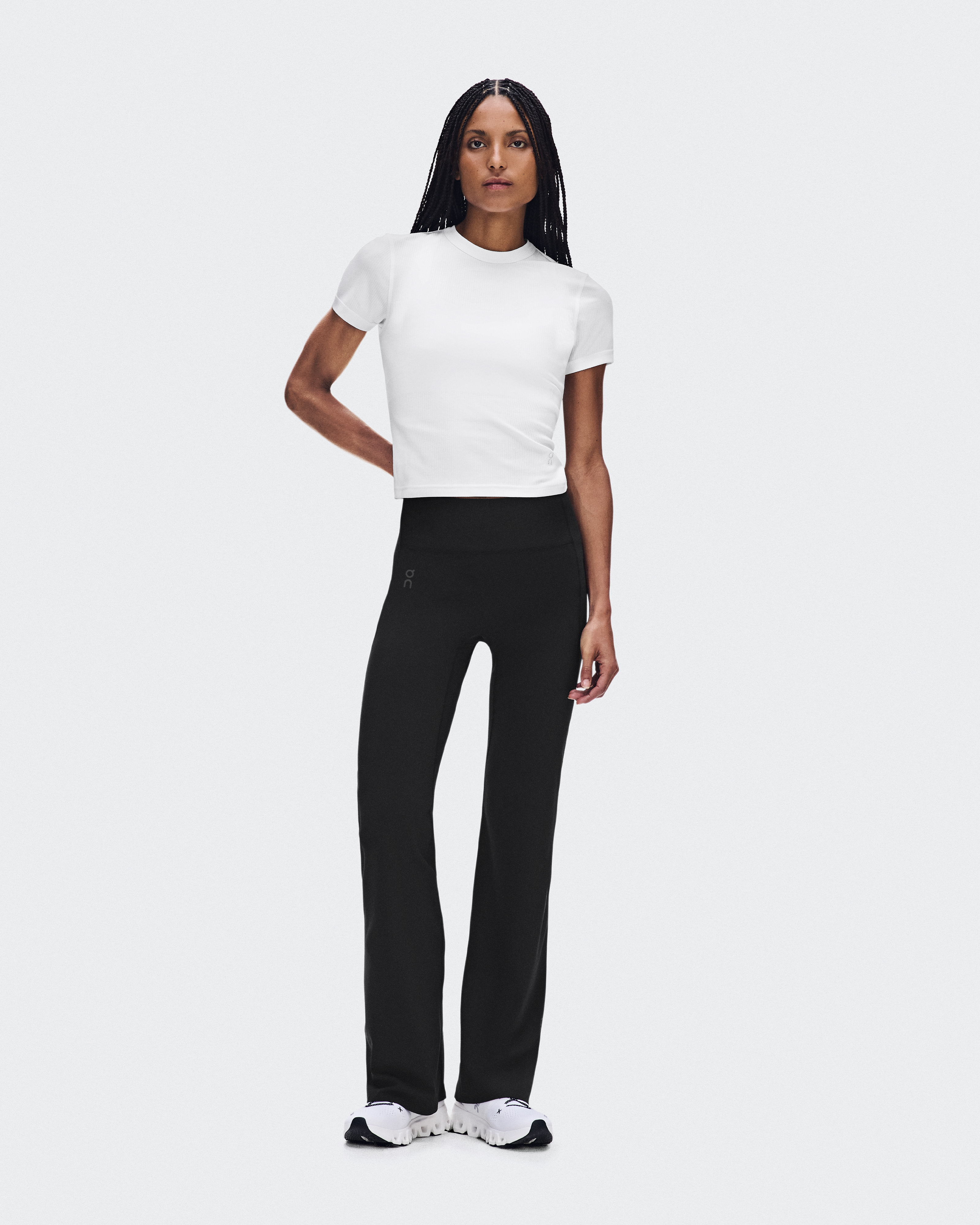 All-Day Ribbed T-Shirt - White