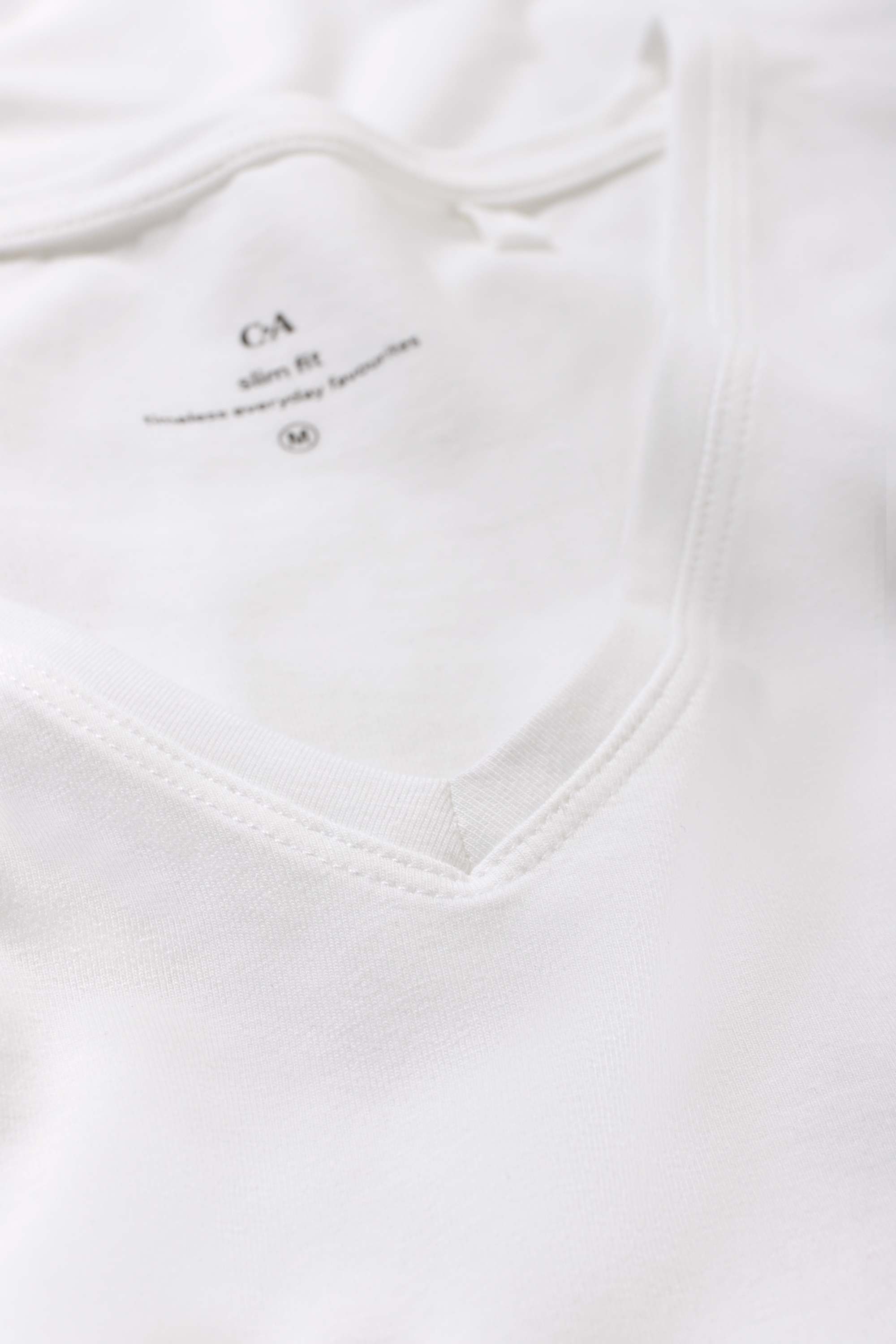 Multipack of 3 - basic V-neck T-shirt white