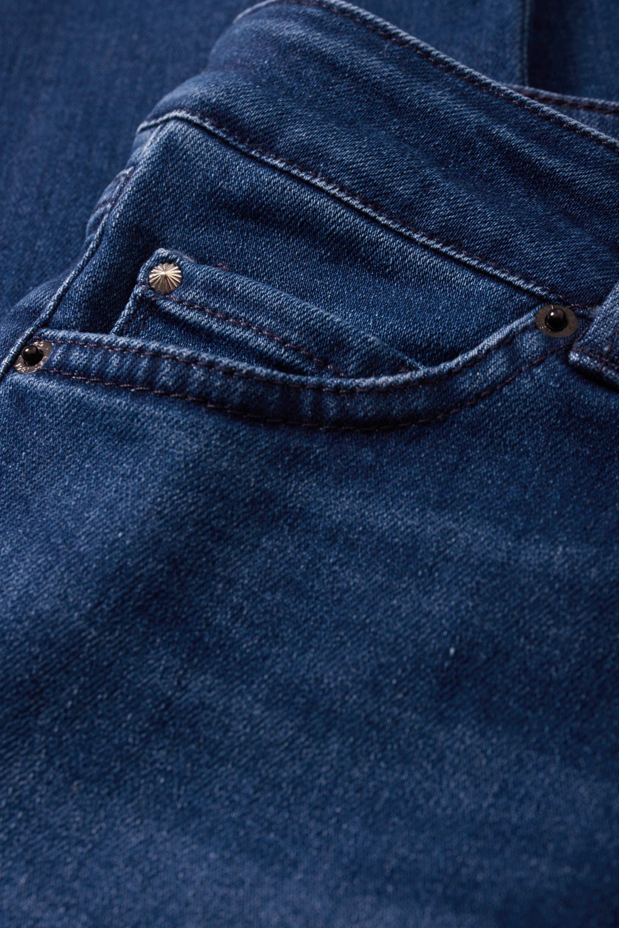 Premium Denim by C&A - straight jeans - mid waist- LYCRA® denim-dark blue