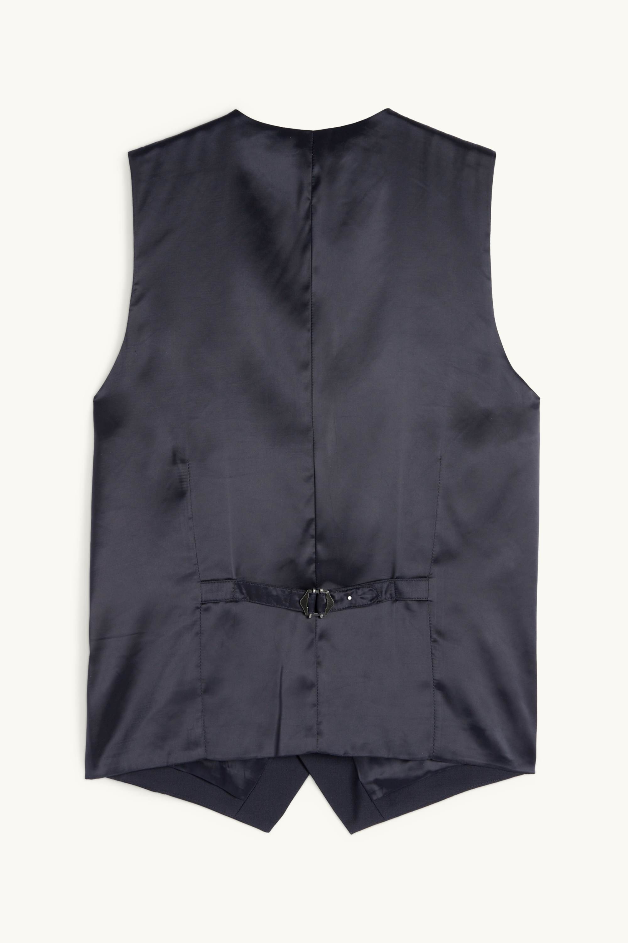 Waistcoat - regular fit - Flex - new wool blend dark blue