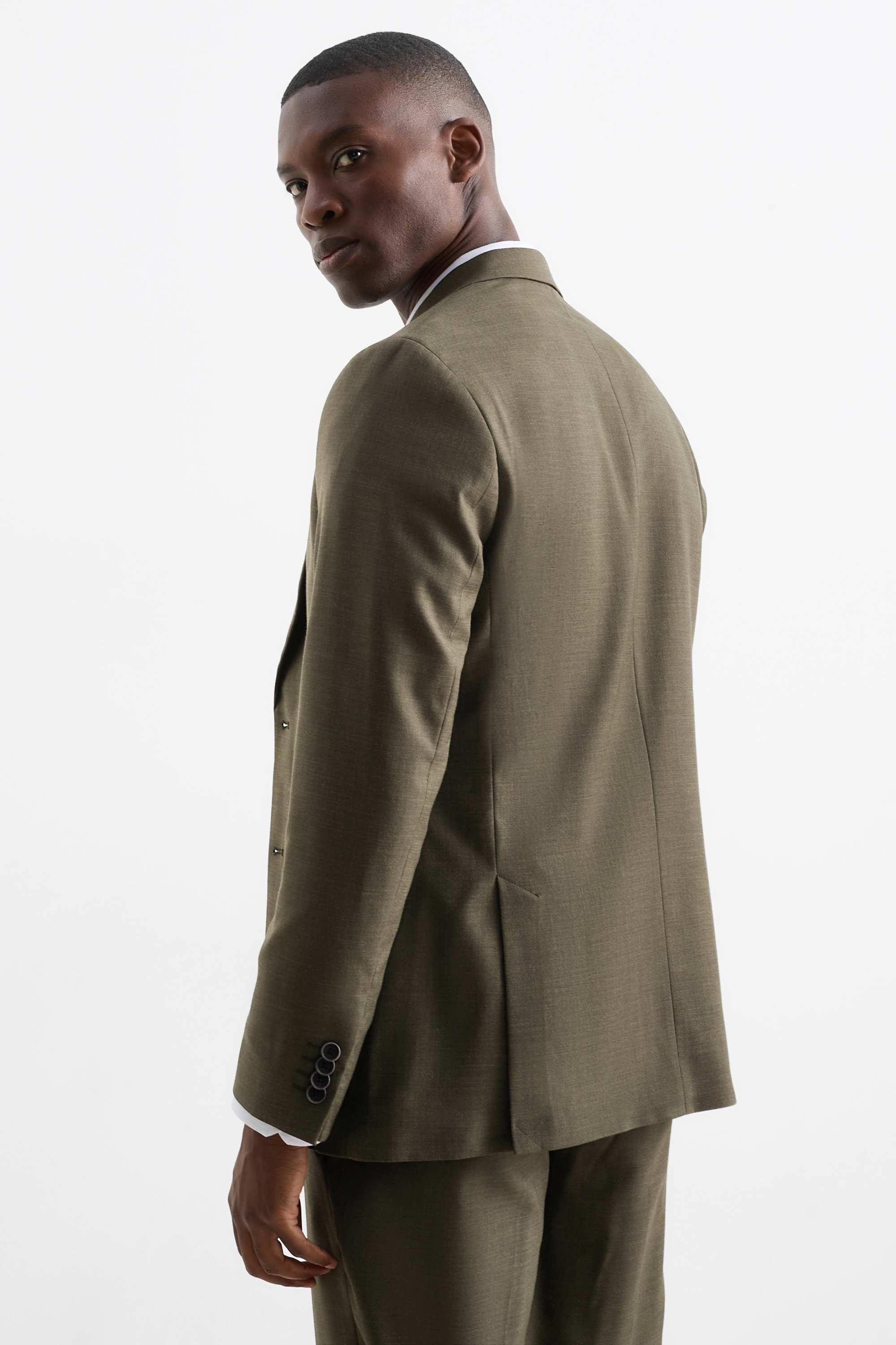 Mix-and-match tailored jacket - regular fit - Flex dark green