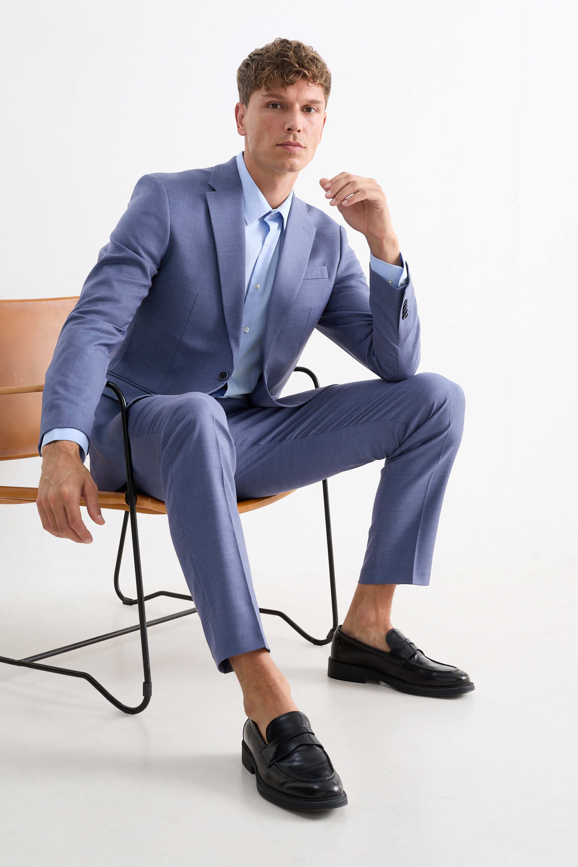 Mix-and-match tailored jacket - regular fit - Flex blue