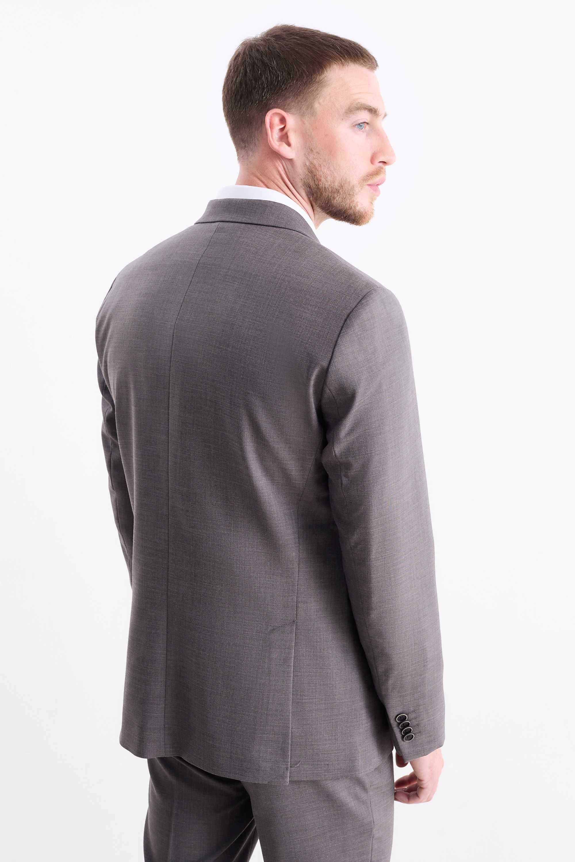 Mix-and-match tailored jacket - regular fit - Flex gray