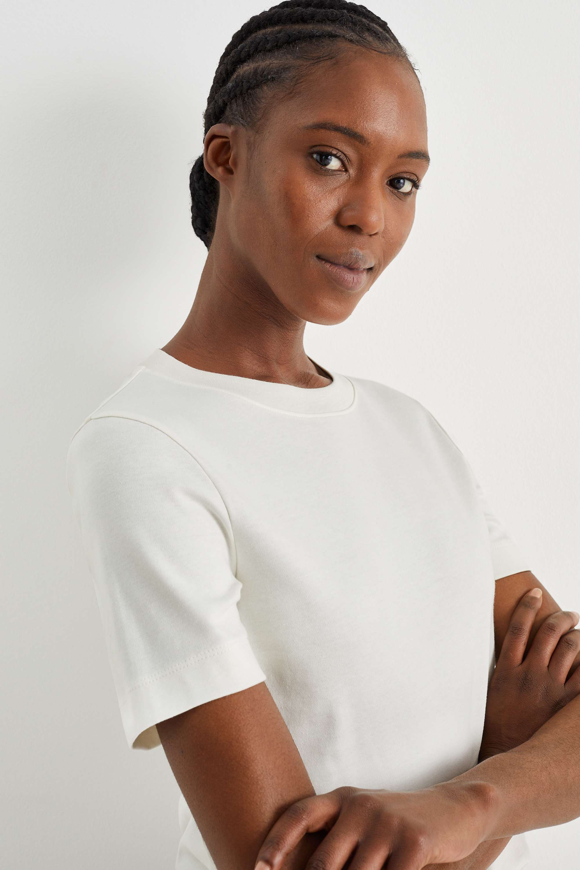 T-shirt cremewhite