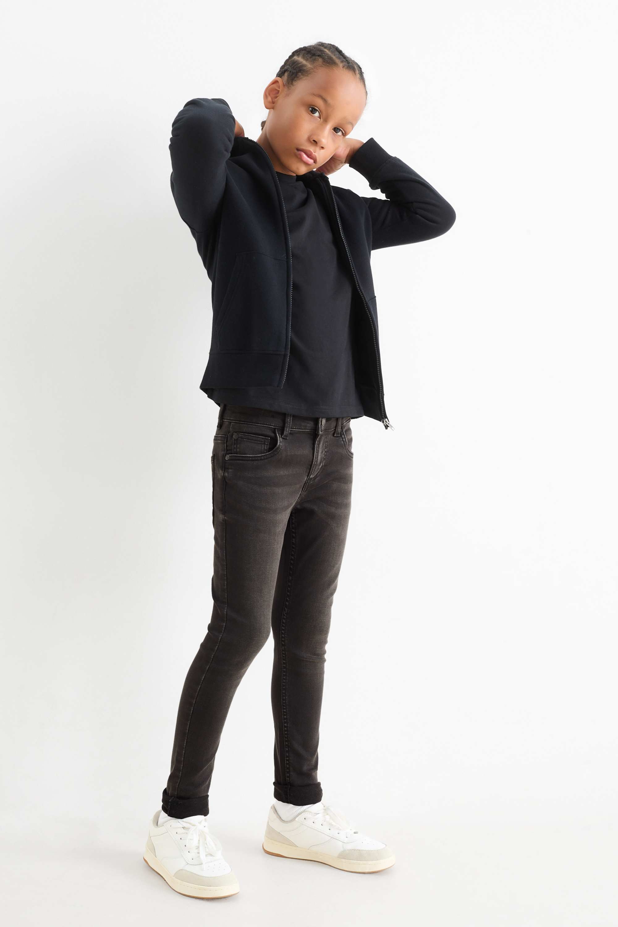 Skinny jeans denim-dark gray