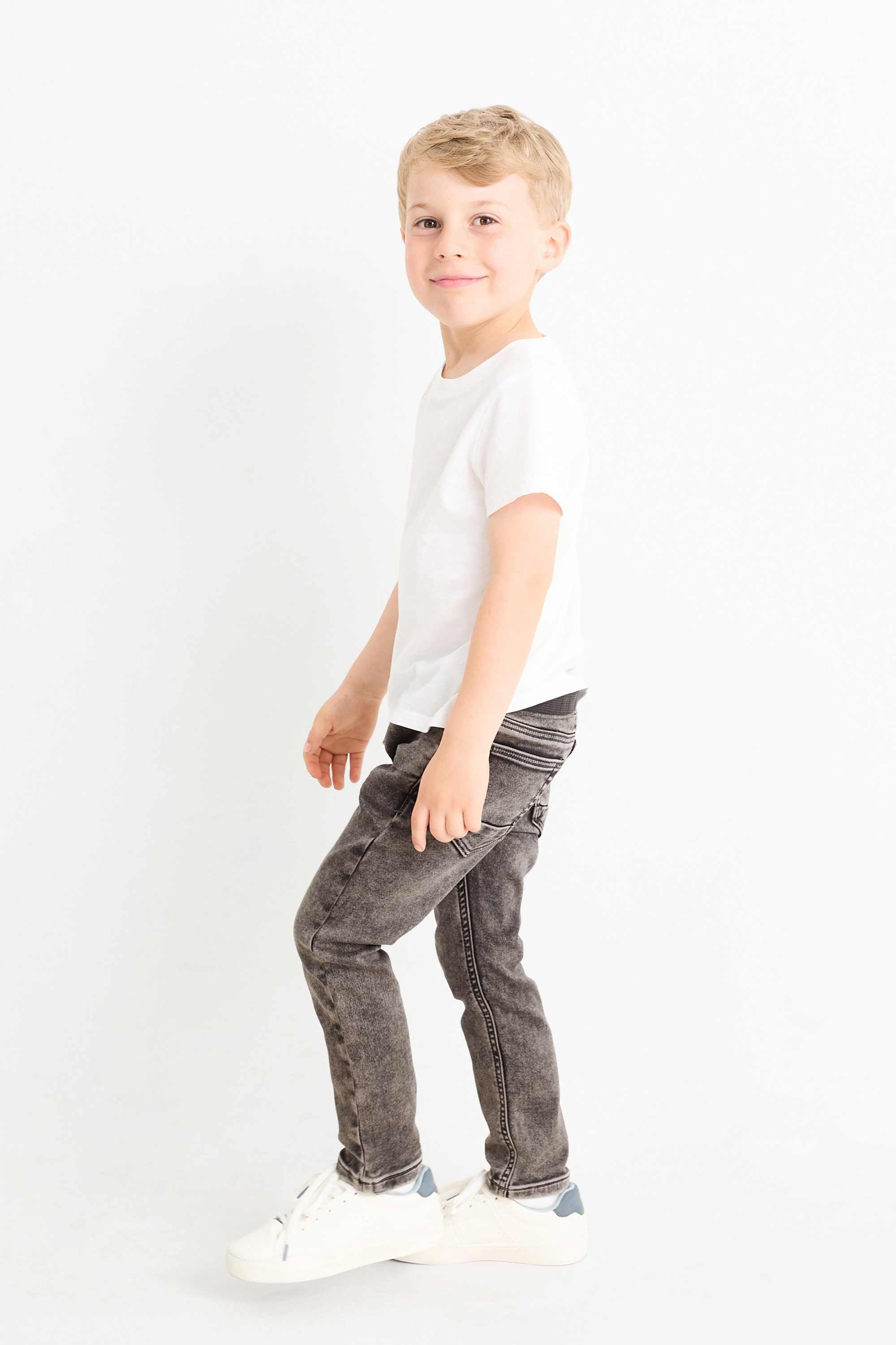 Slim jeans denim-gray