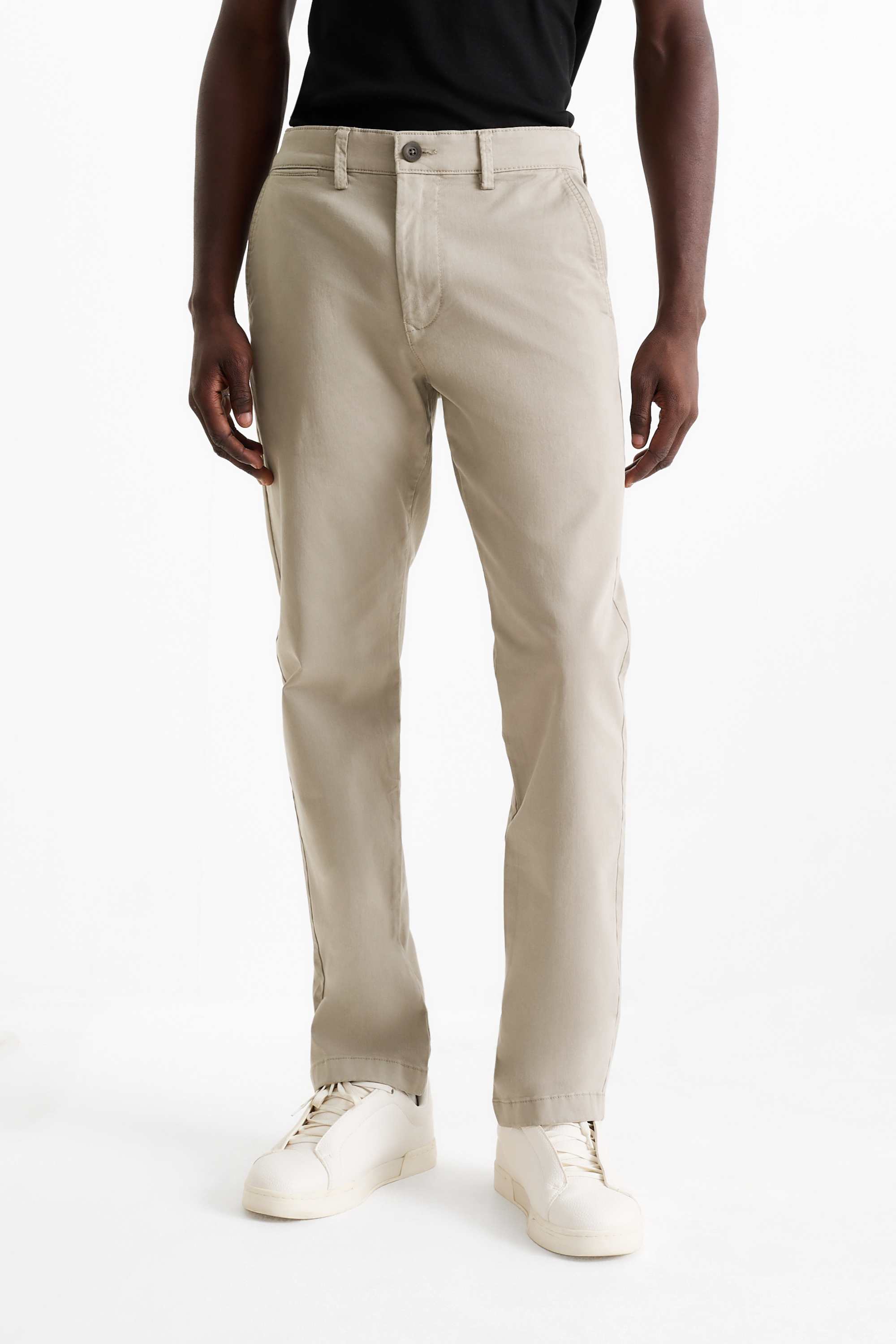 Chinos - slim fit - Flex taupe