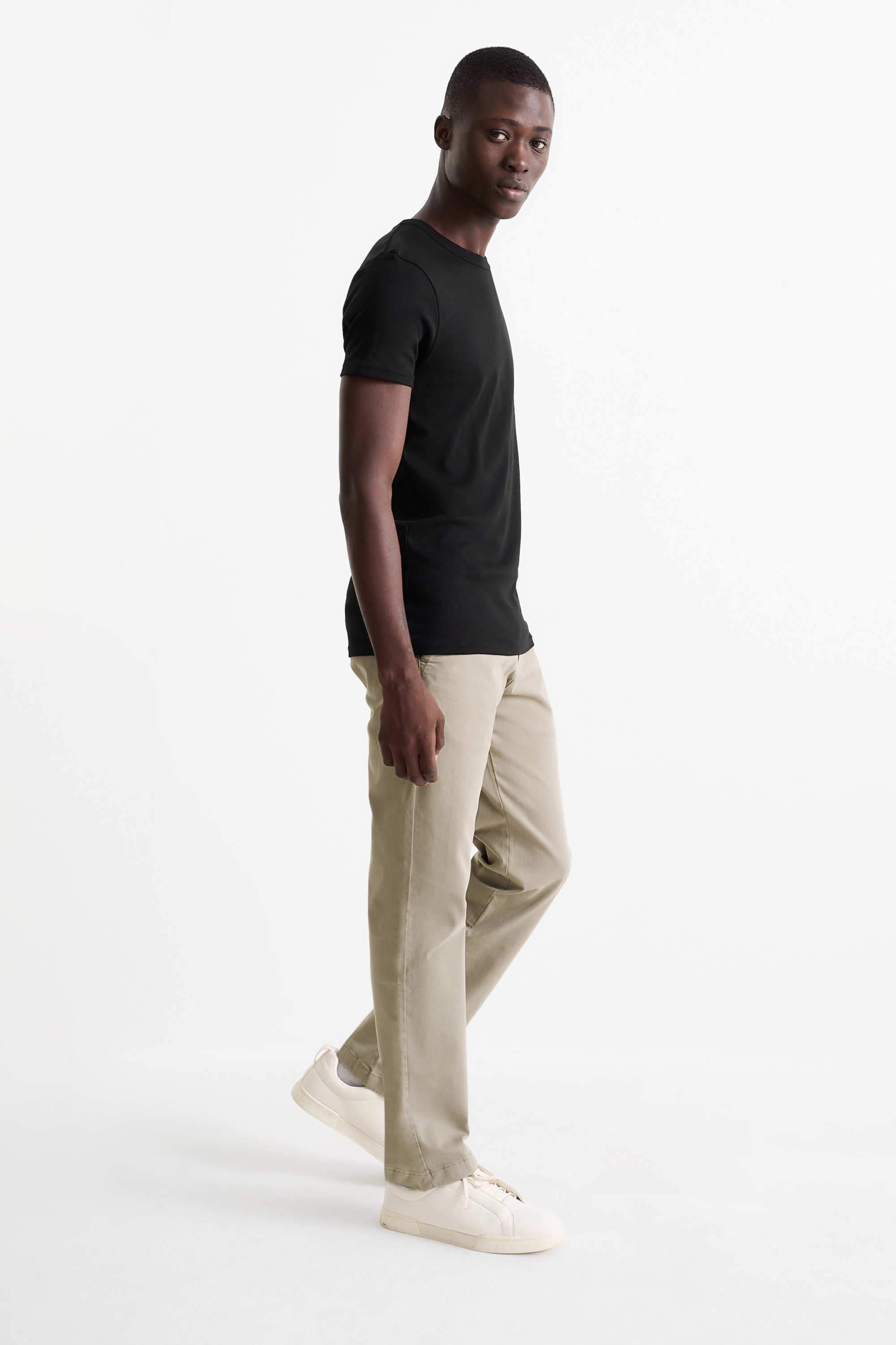 Chinos - slim fit - Flex taupe