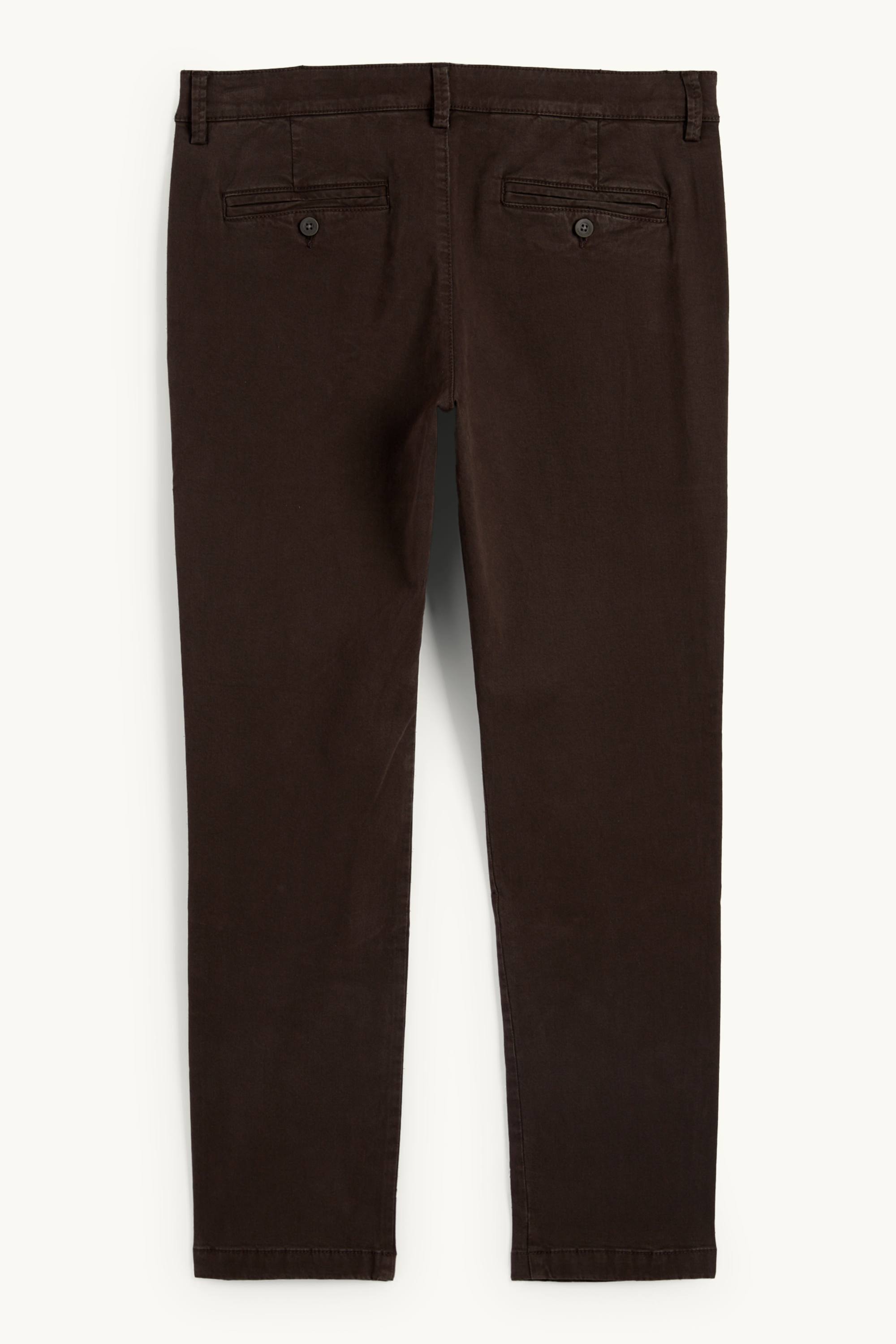 Chinos - slim fit - Flex dark brown