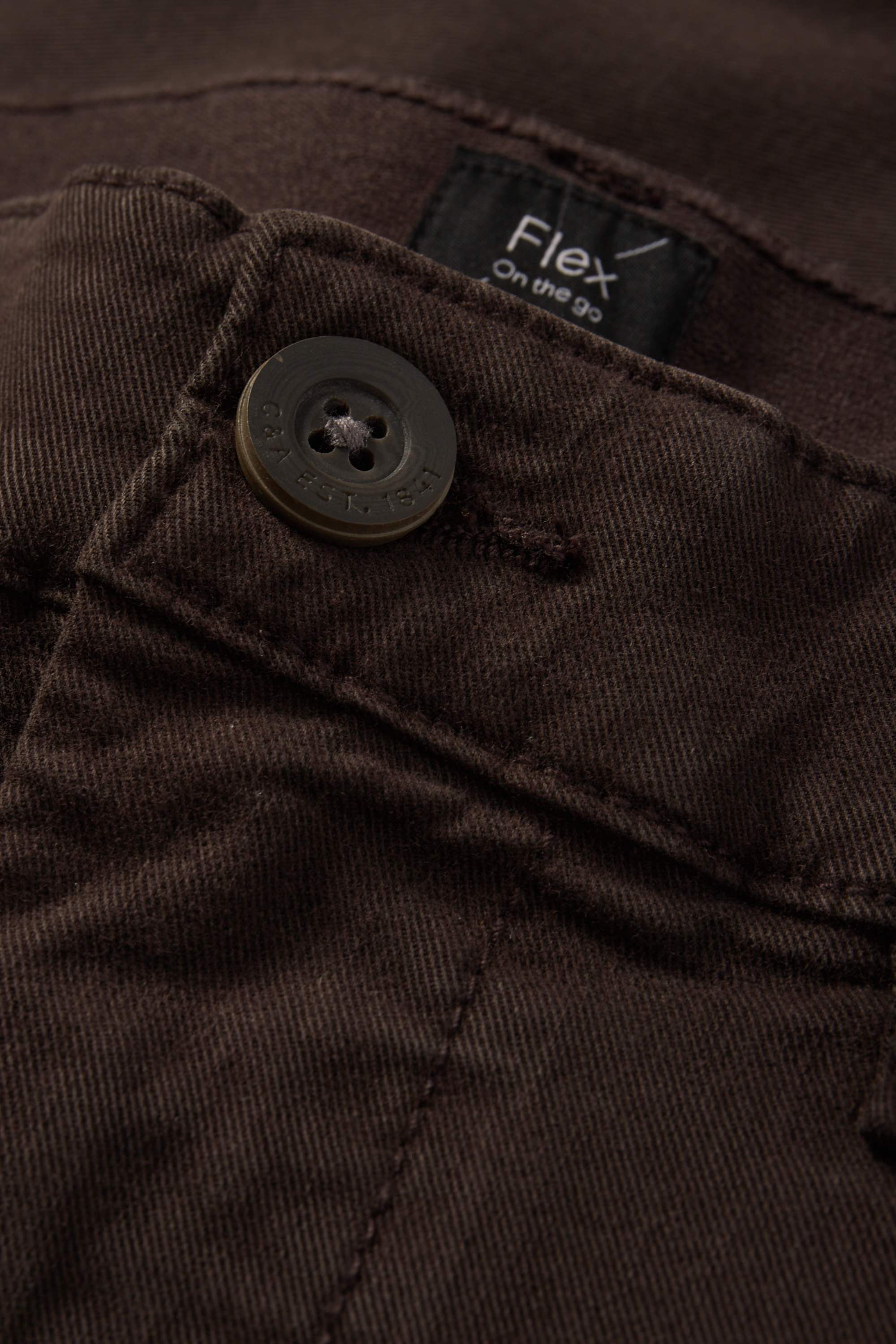 Chinos - slim fit - Flex dark brown