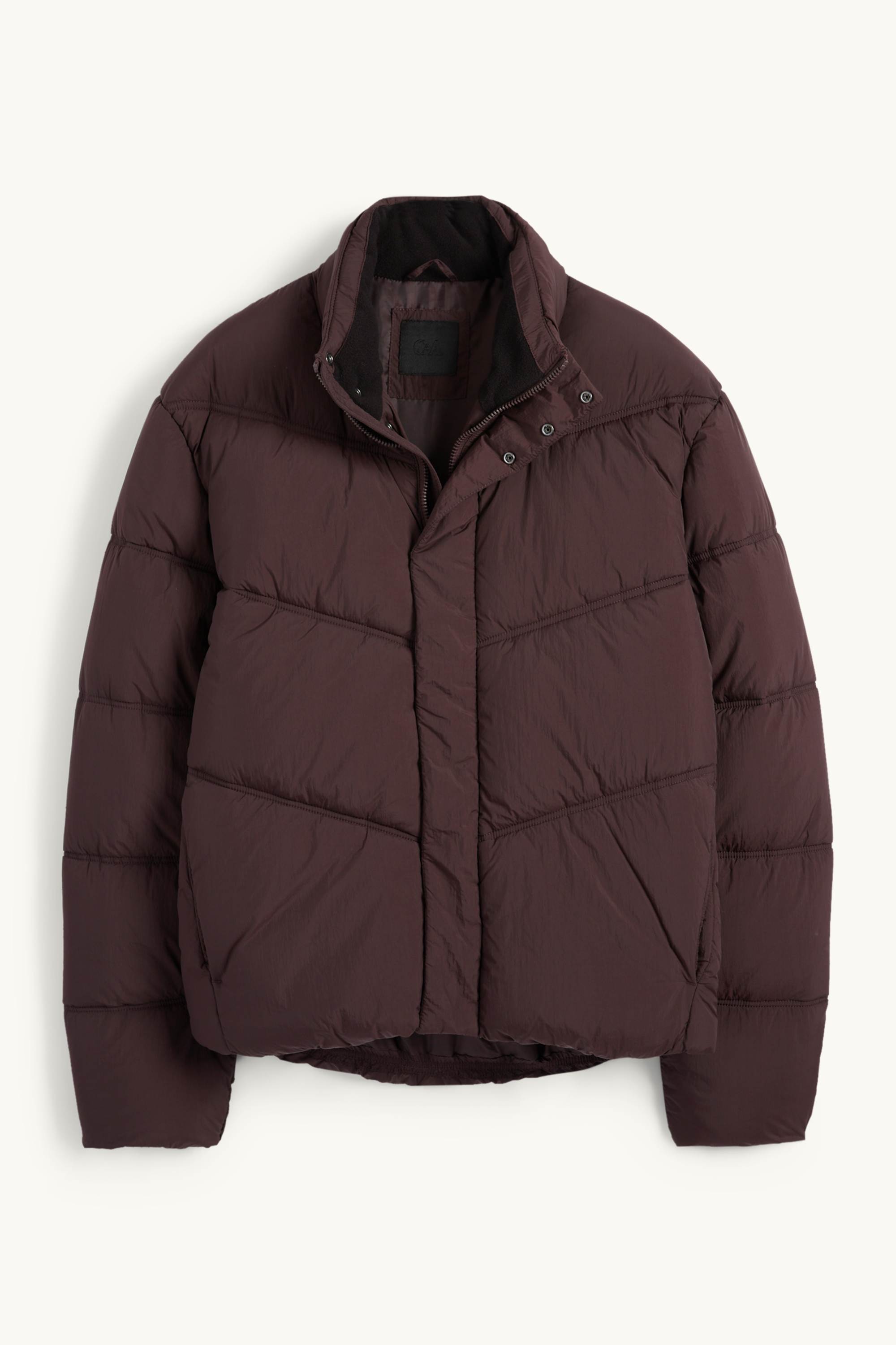 Quilted jacket dark brown